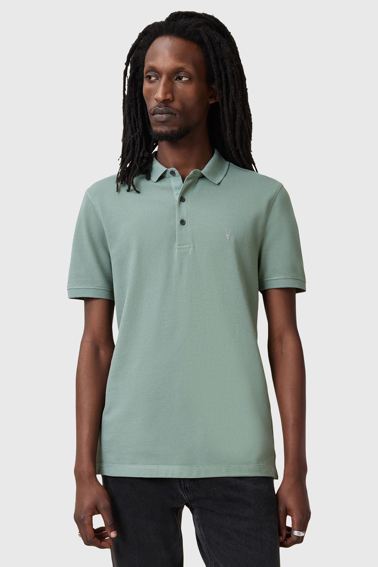 REFORM SS POLO 2 PAC MACHINE GREY/GREEN 3