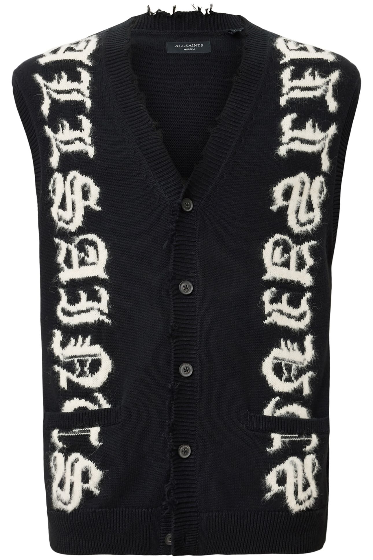 SCRIPTURE TANK BLACK/ECRU WHITE 6