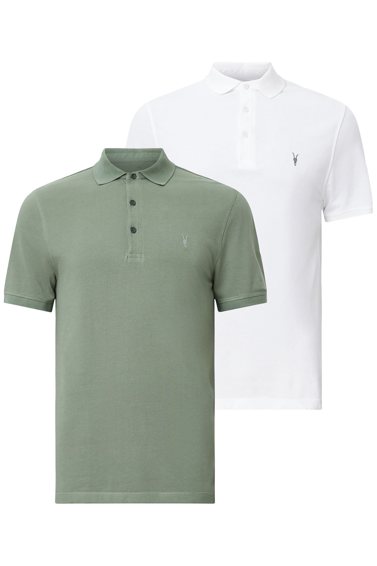 REFORM SS POLO 2 PAC OPTIC WHITE/GREEN 6