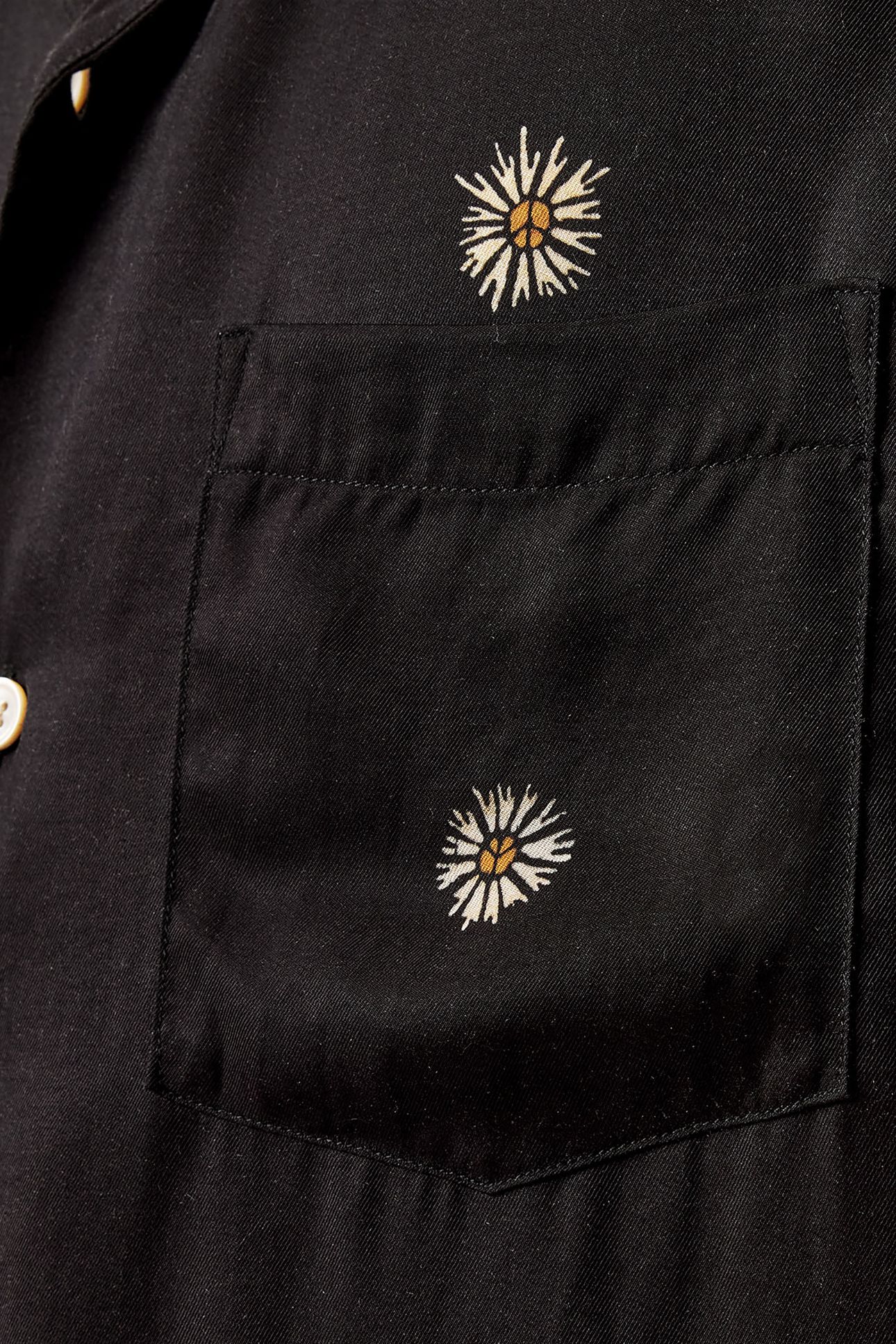 FLEUR PEACE SS SHIRT JET BLACK 7
