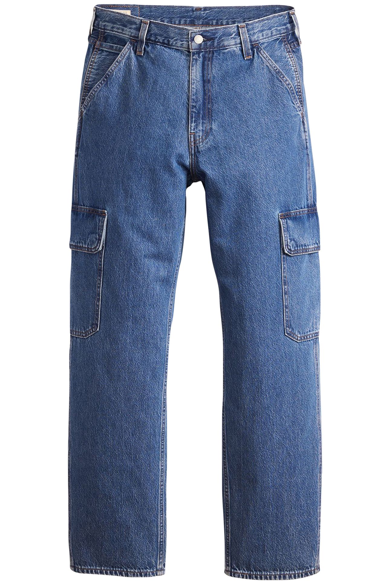 568™ LOOSE STRAIGHT CARGOS BLUE 4