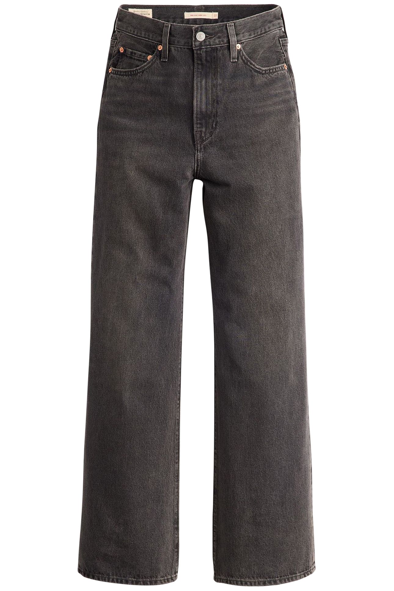 RIBCAGE WIDE LEG JEANS BLACK 4