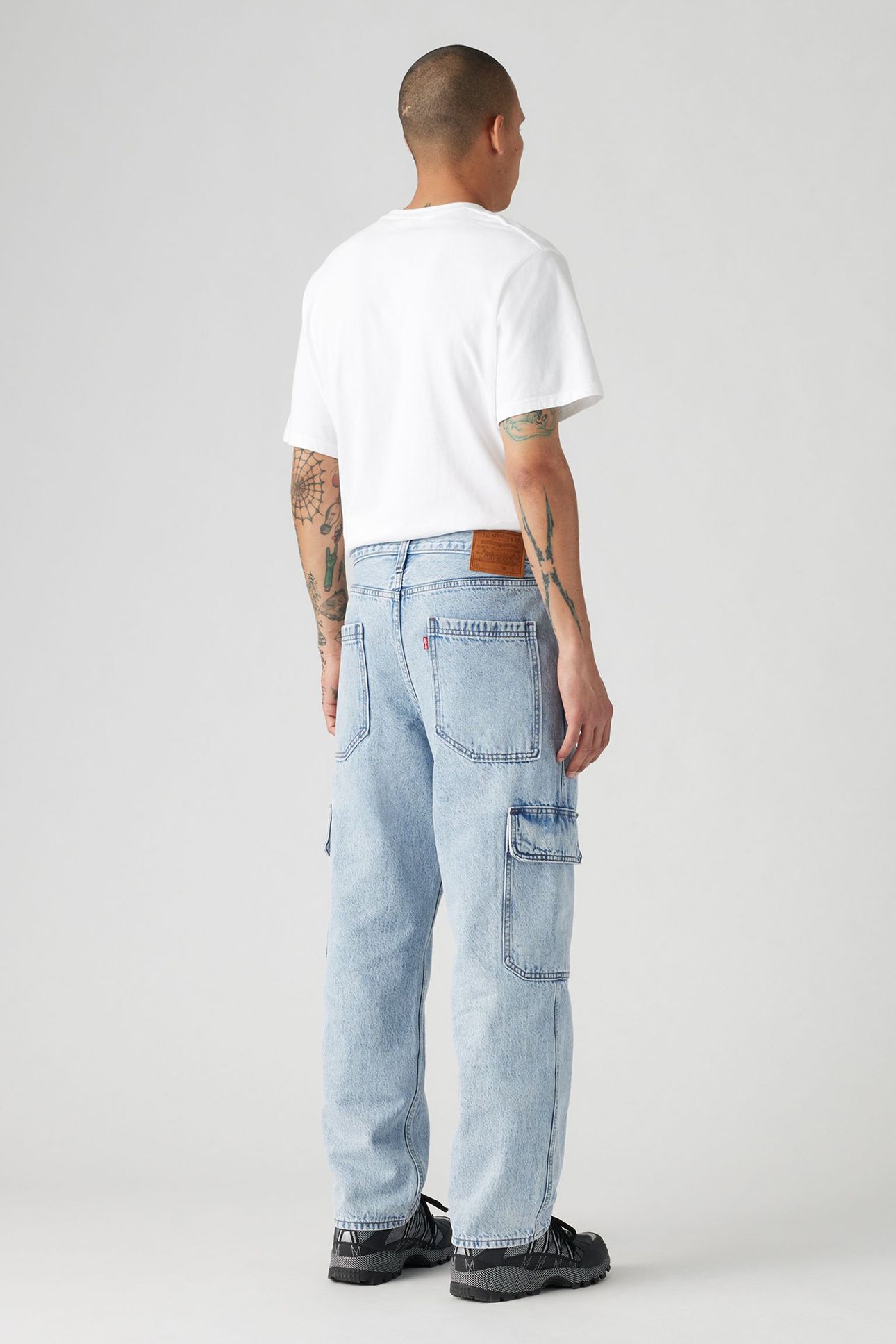 568™ LOOSE STRAIGHT CARGOS LIGHT INDIGO 3
