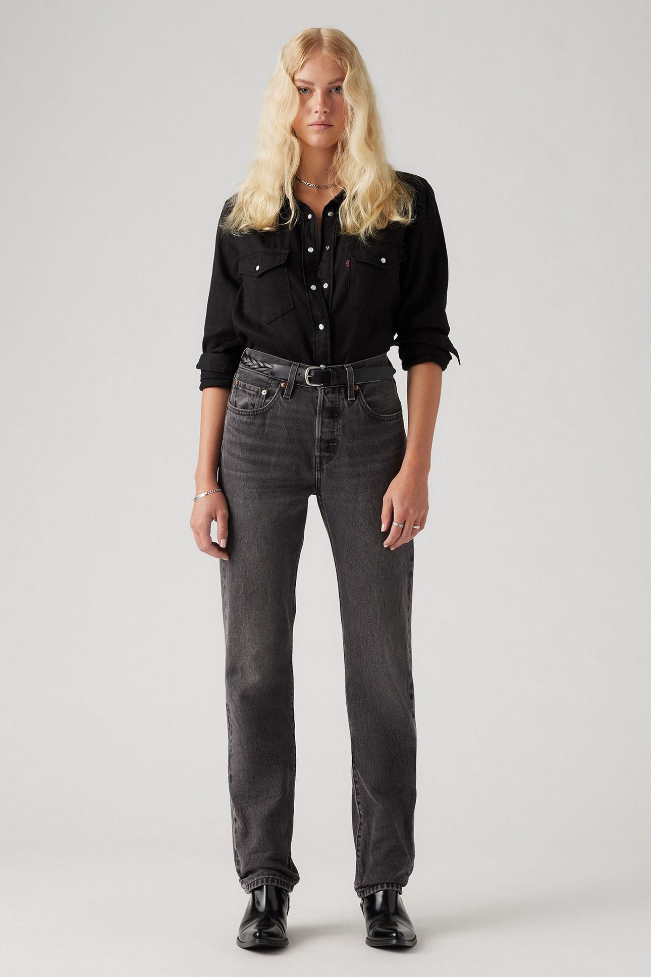 501® ORIGINAL JEANS BLACK 1