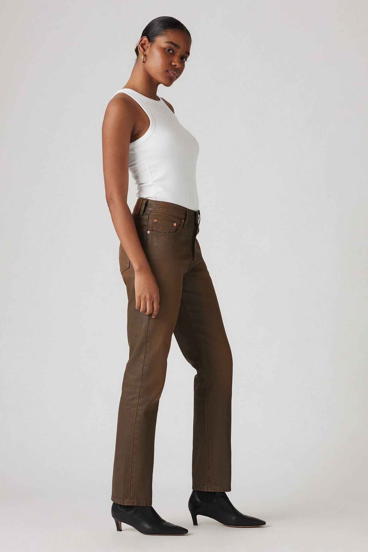 501® ORIGINAL JEANS BROWN 6