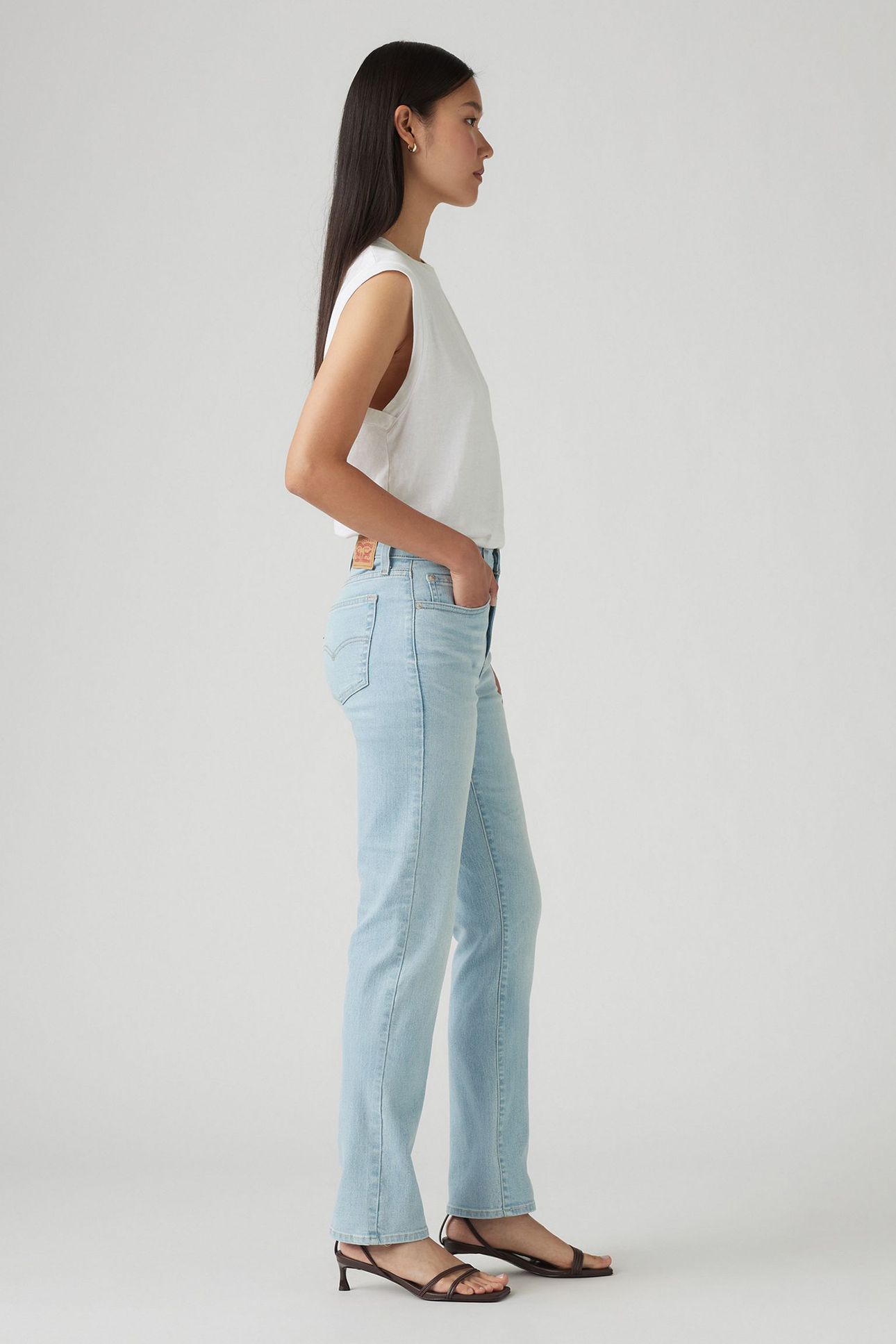 724™ HIGH RISE STRAIGHT JEANS LIGHT INDIGO 6