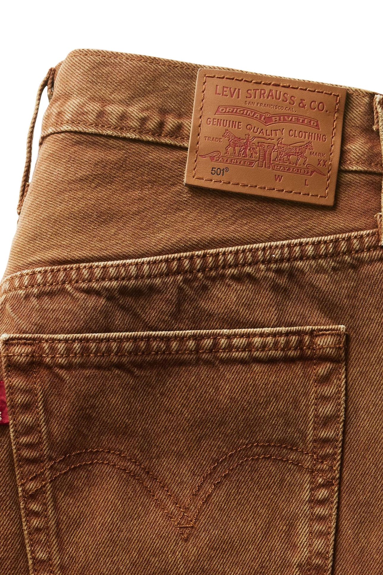 501® MID THIGH SHORTS BROWN 7