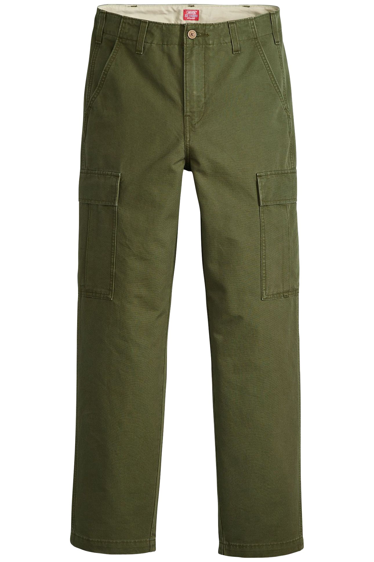 CARGO STRAIGHT PANTS GREEN 3