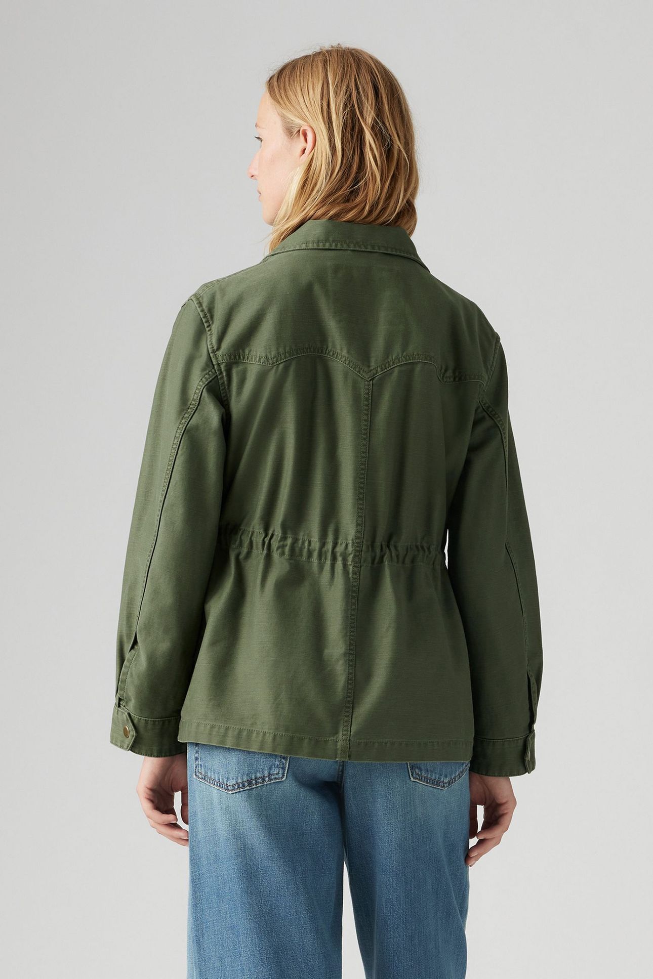 KARLIE UTILITY JACKET GREEN 2