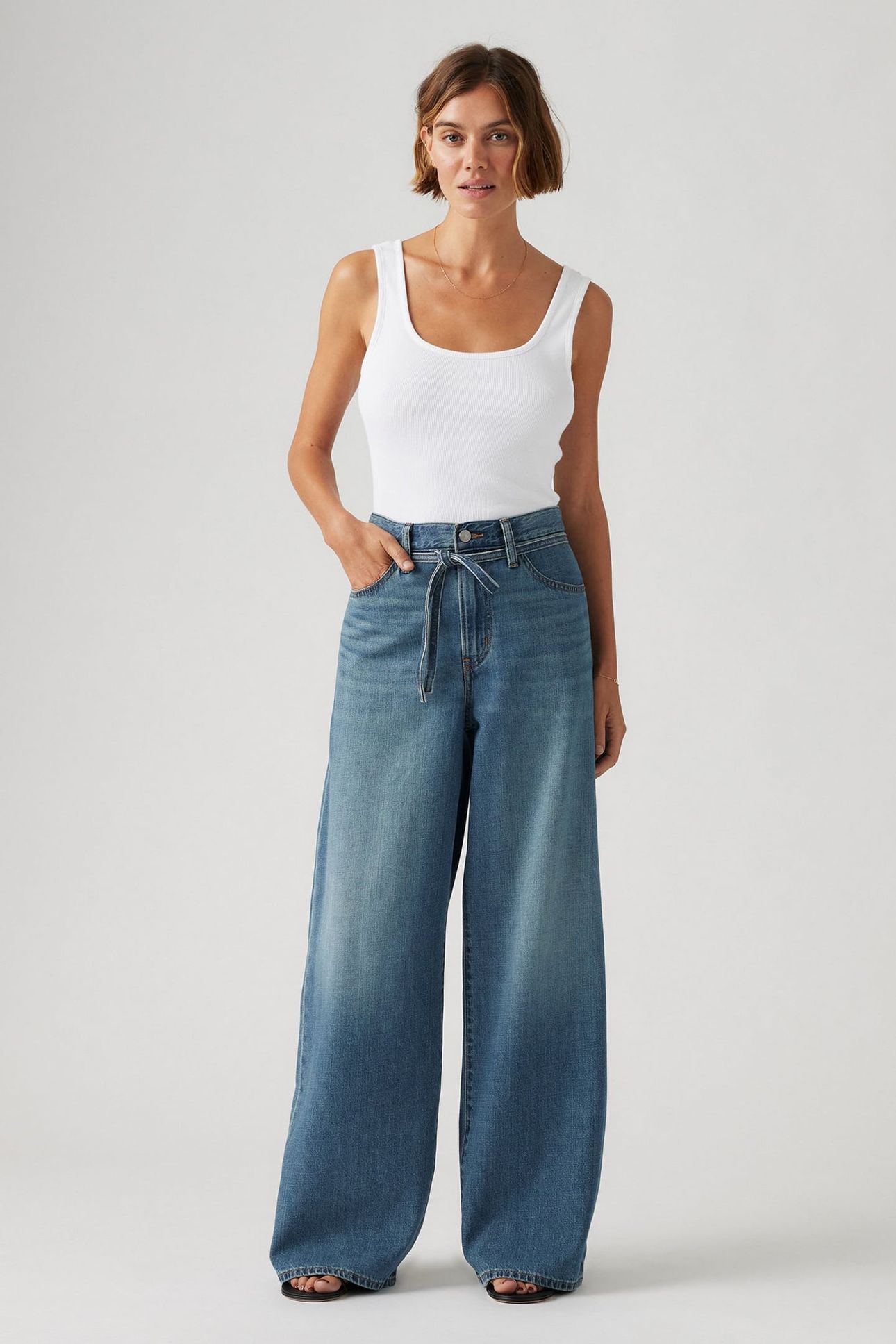 XL STRAIGHT JEANS MED INDIGO 2