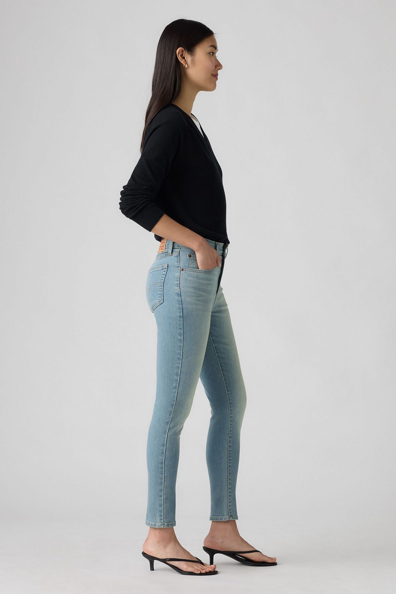 721™ HIGH RISE SKINNY JEANS MED INDIGO 5