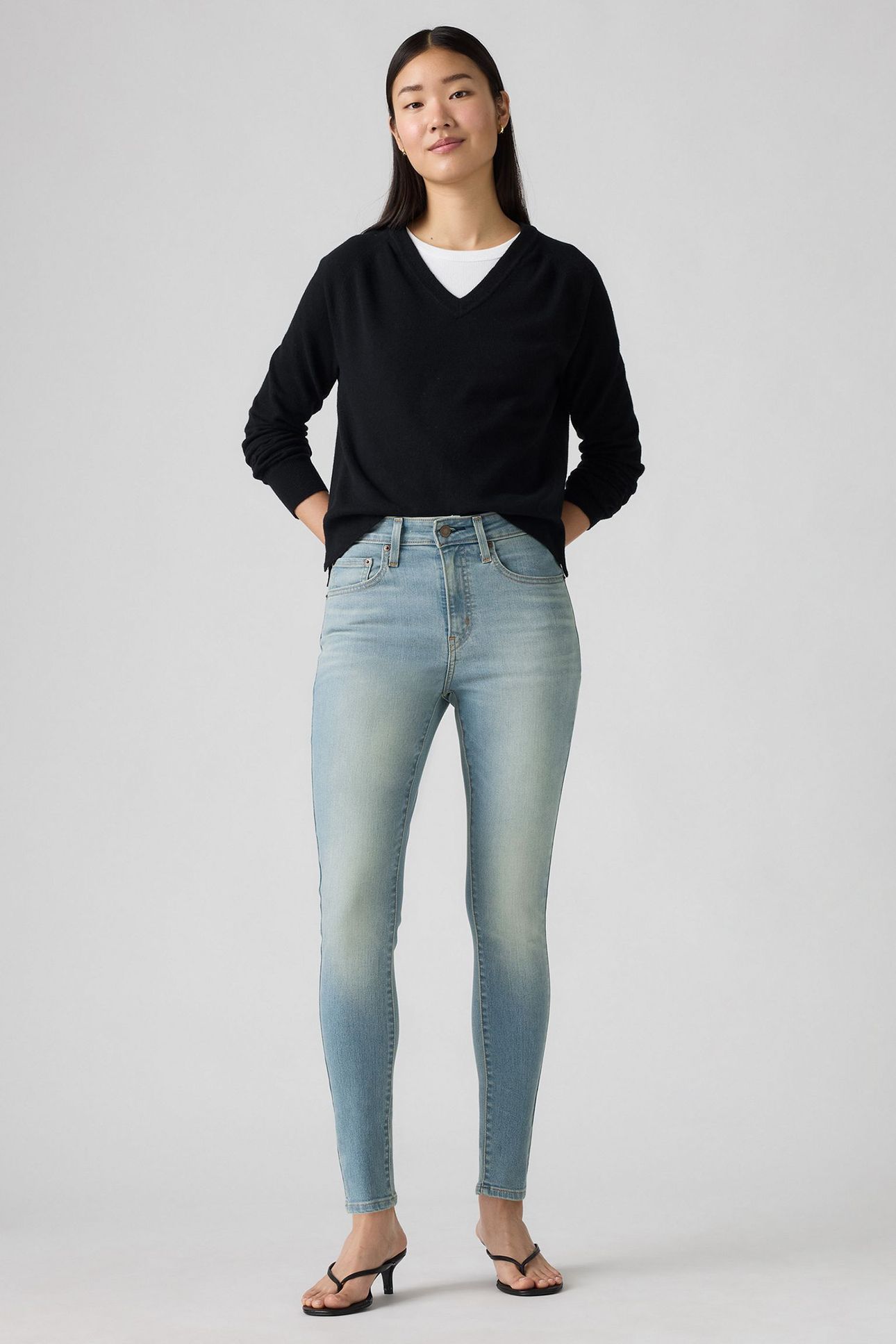721™ HIGH RISE SKINNY JEANS MED INDIGO 6