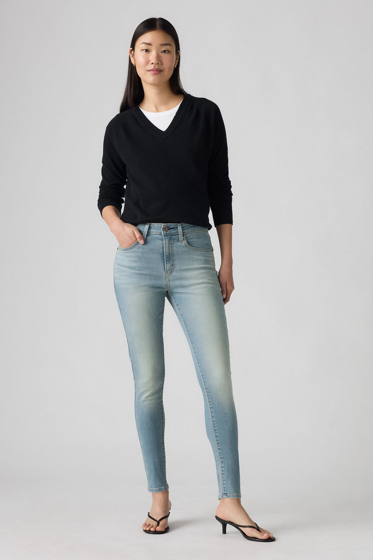 721™ HIGH RISE SKINNY JEANS MED INDIGO 2
