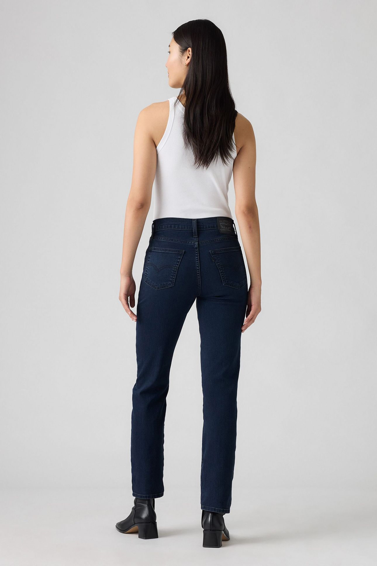 724™ HIGH RISE STRAIGHT JEANS DARK INDIGO 3