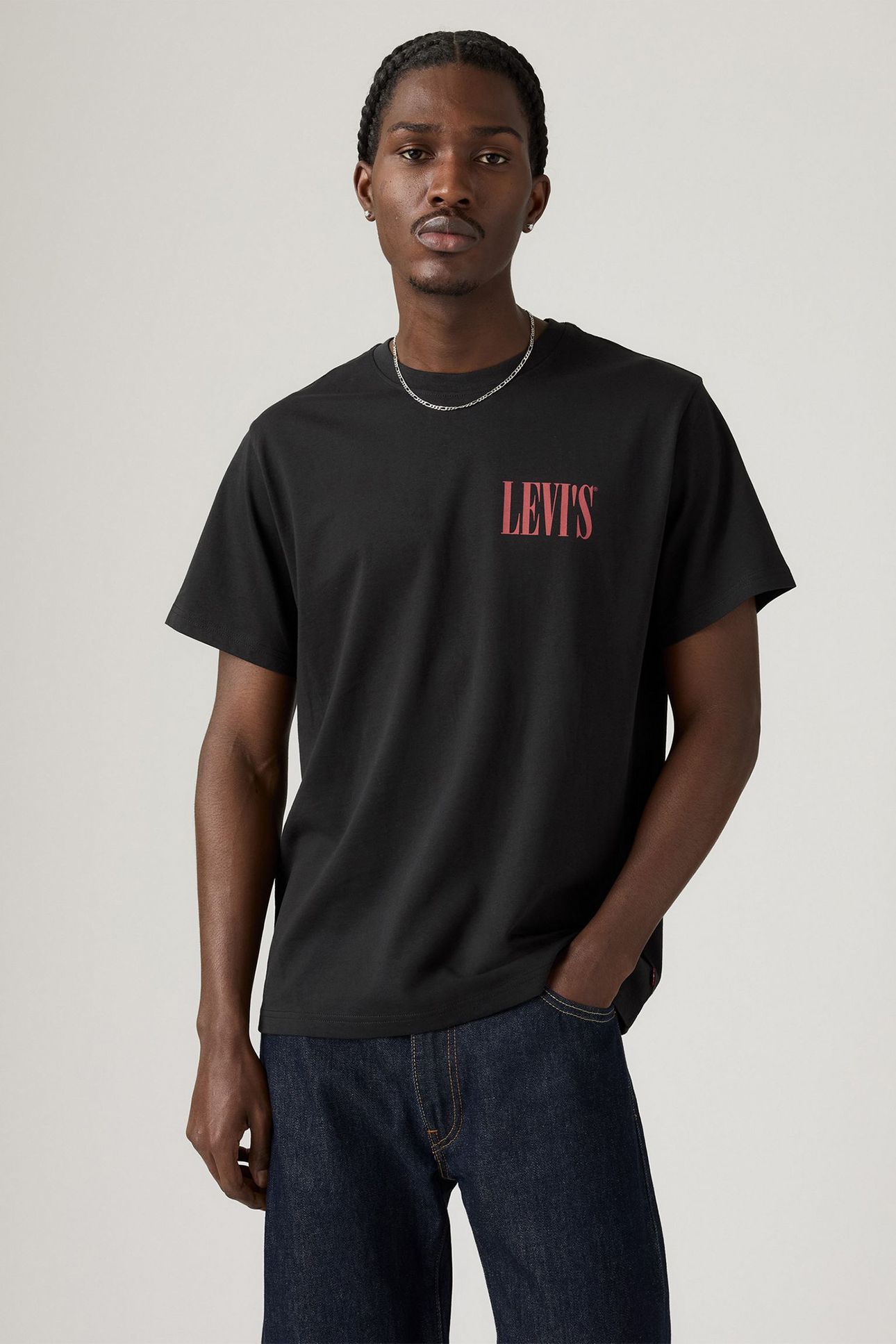 RELAXED FIT GRAPHIC T-SHIRT BLACK 4