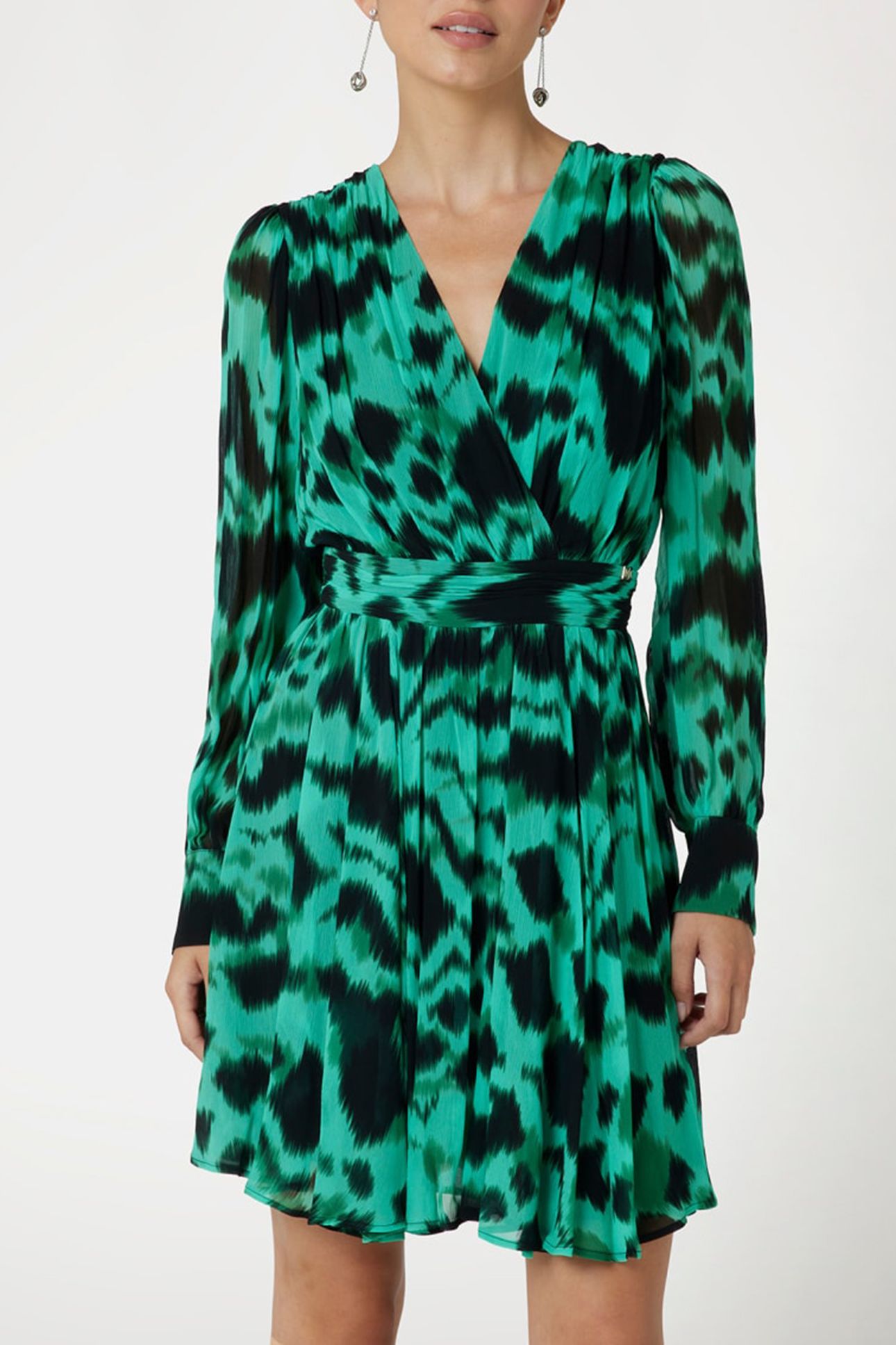 MARCIANO BY GUESS AGNES MIDI DRESS WALK IN THE WILD 1