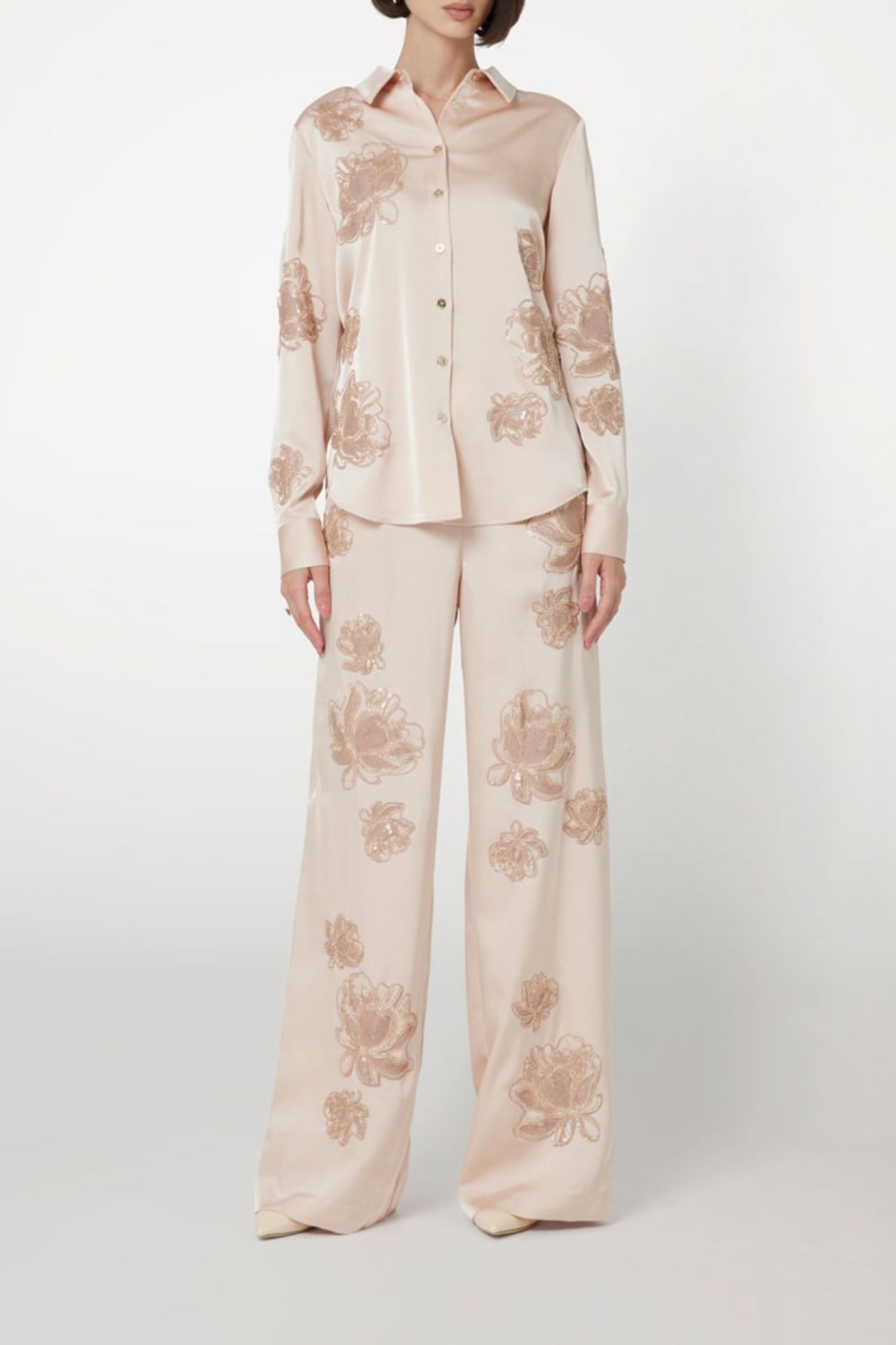 MARCIANO BY GUESS GWEN EMBRO PANT CALM SANDS MULTI 3