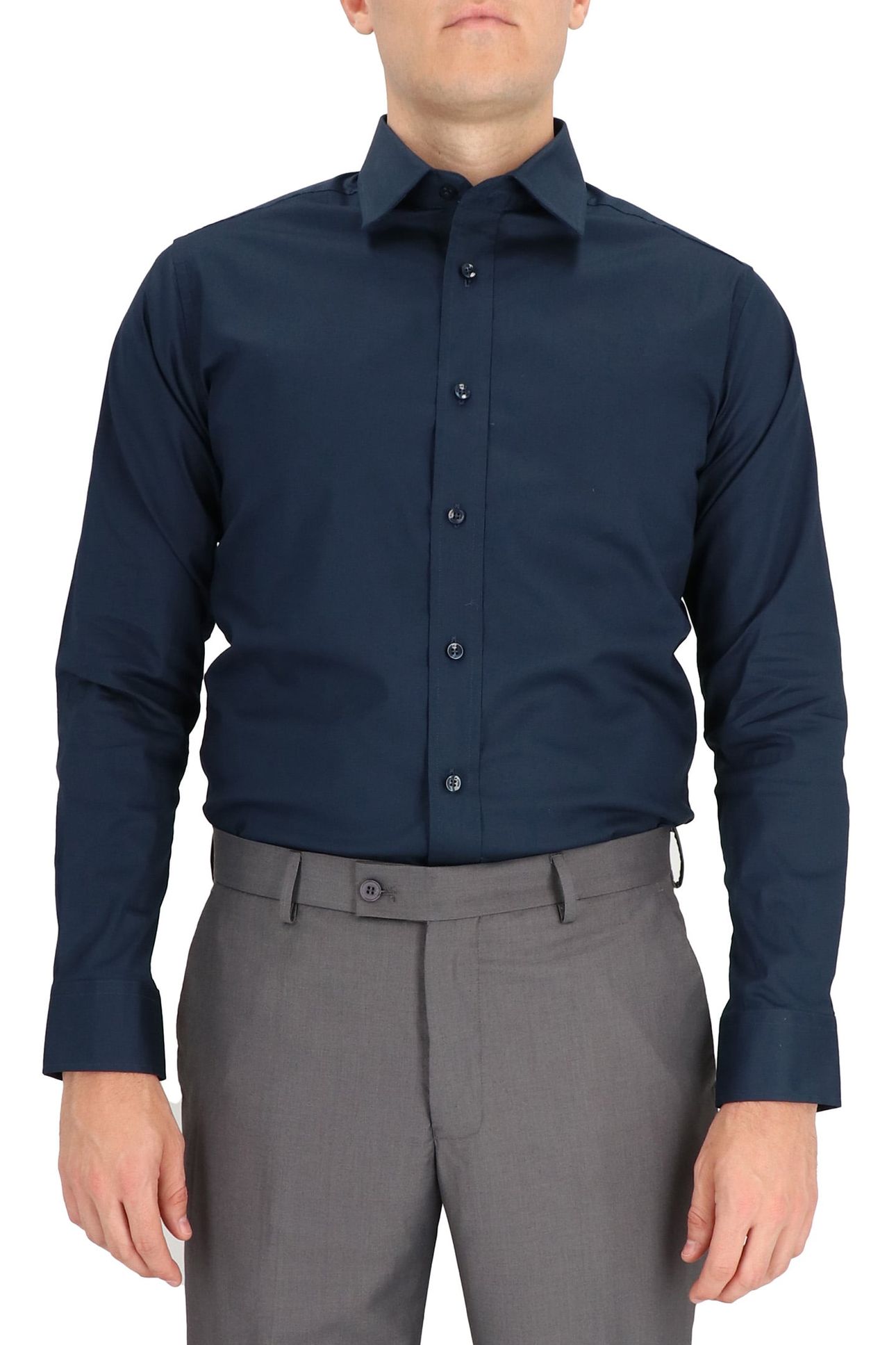 DRESS SHIRT NAVY 1