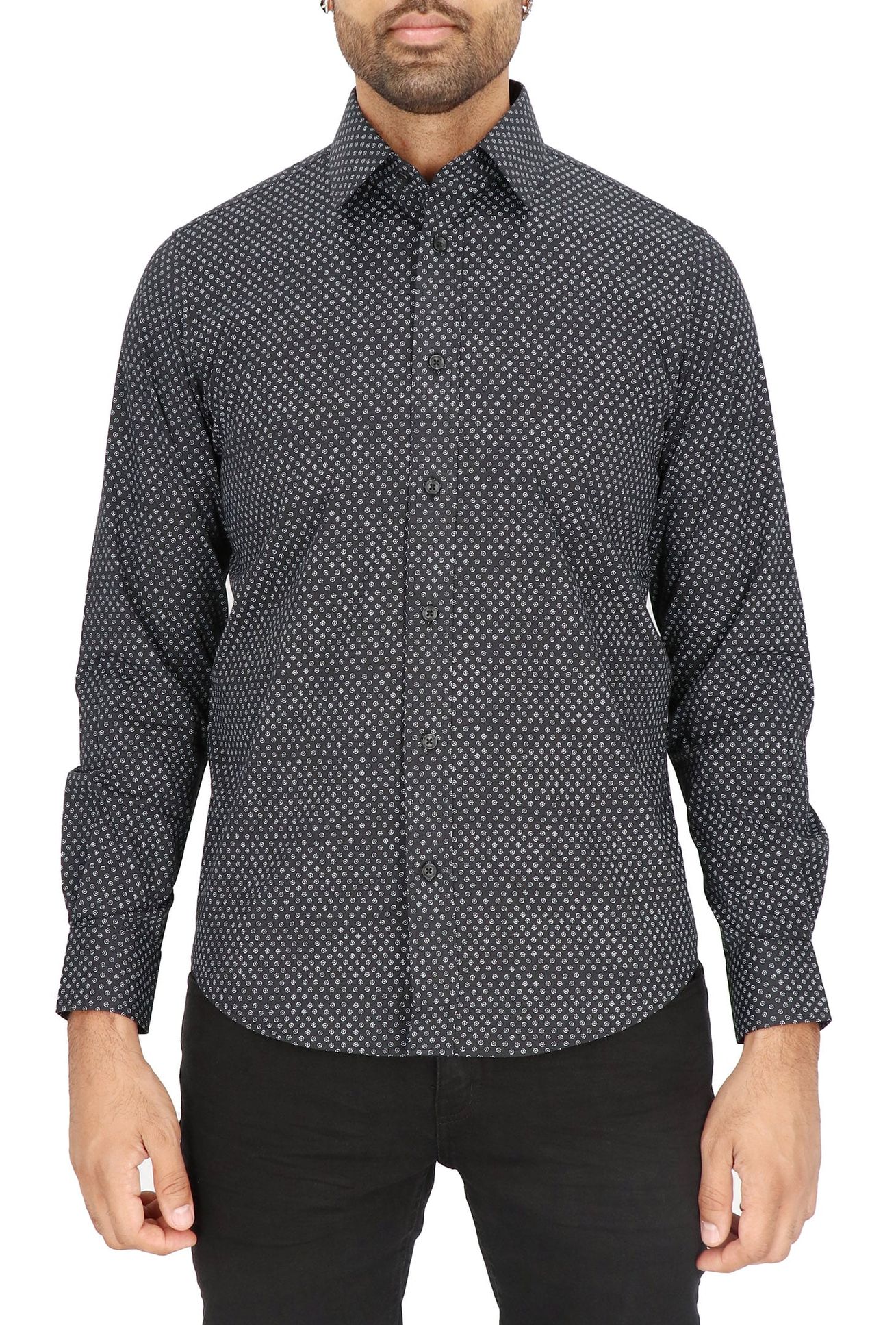 DRESS SHIRT BLACK 1