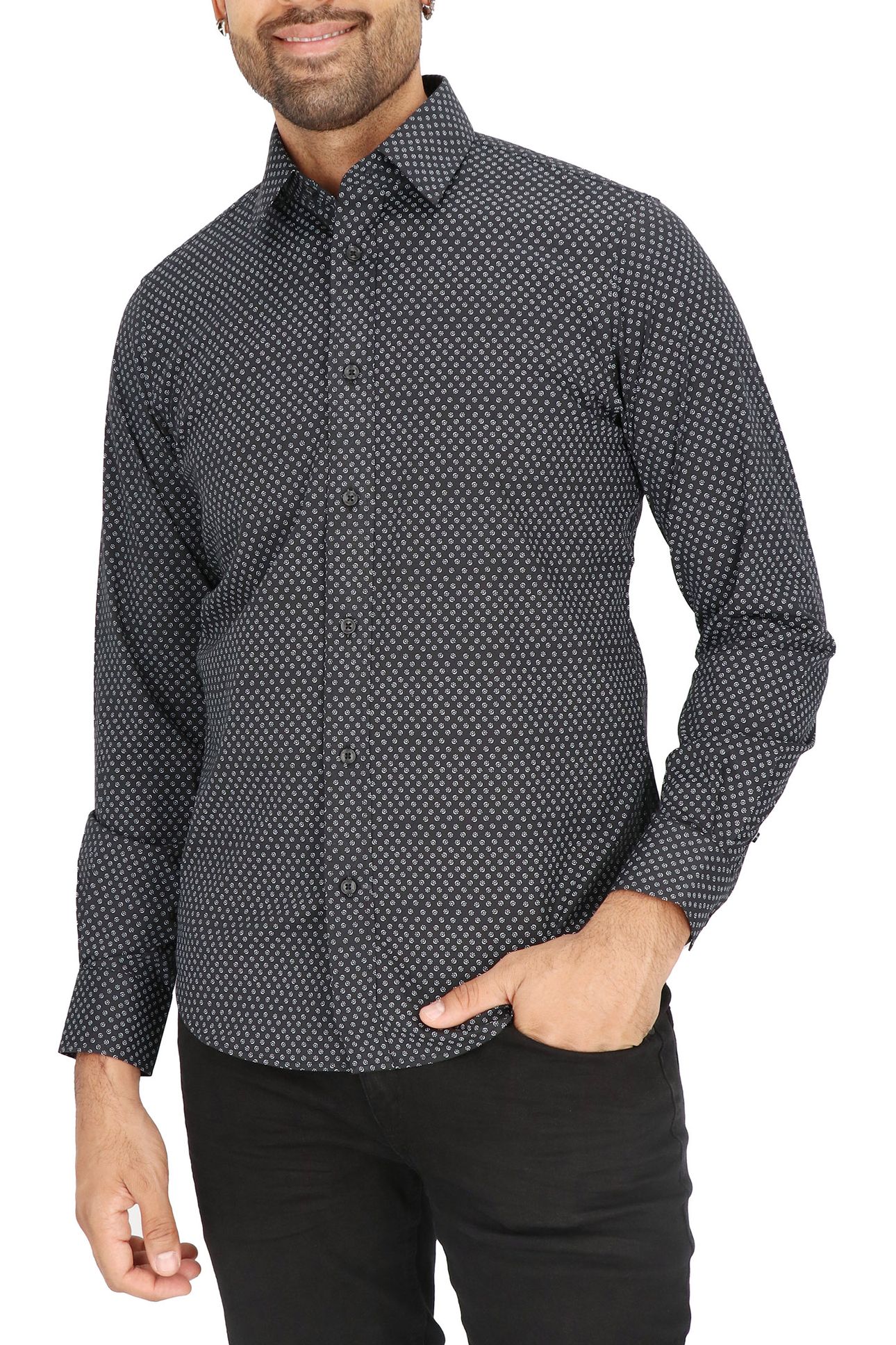 DRESS SHIRT BLACK 3