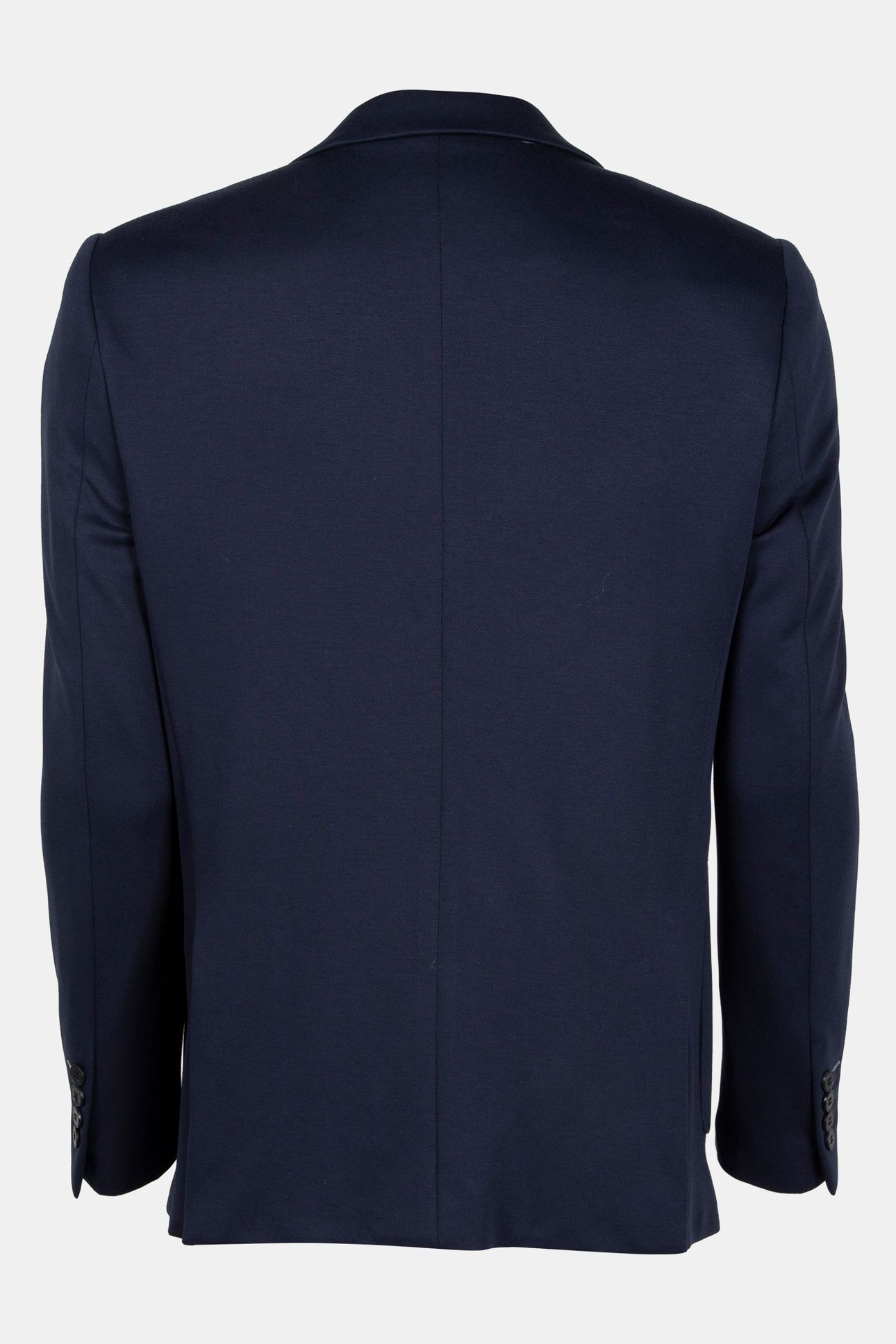 2 BUTTON JACKET JERSEY KNIT PATCH POCKETS NAVY 4
