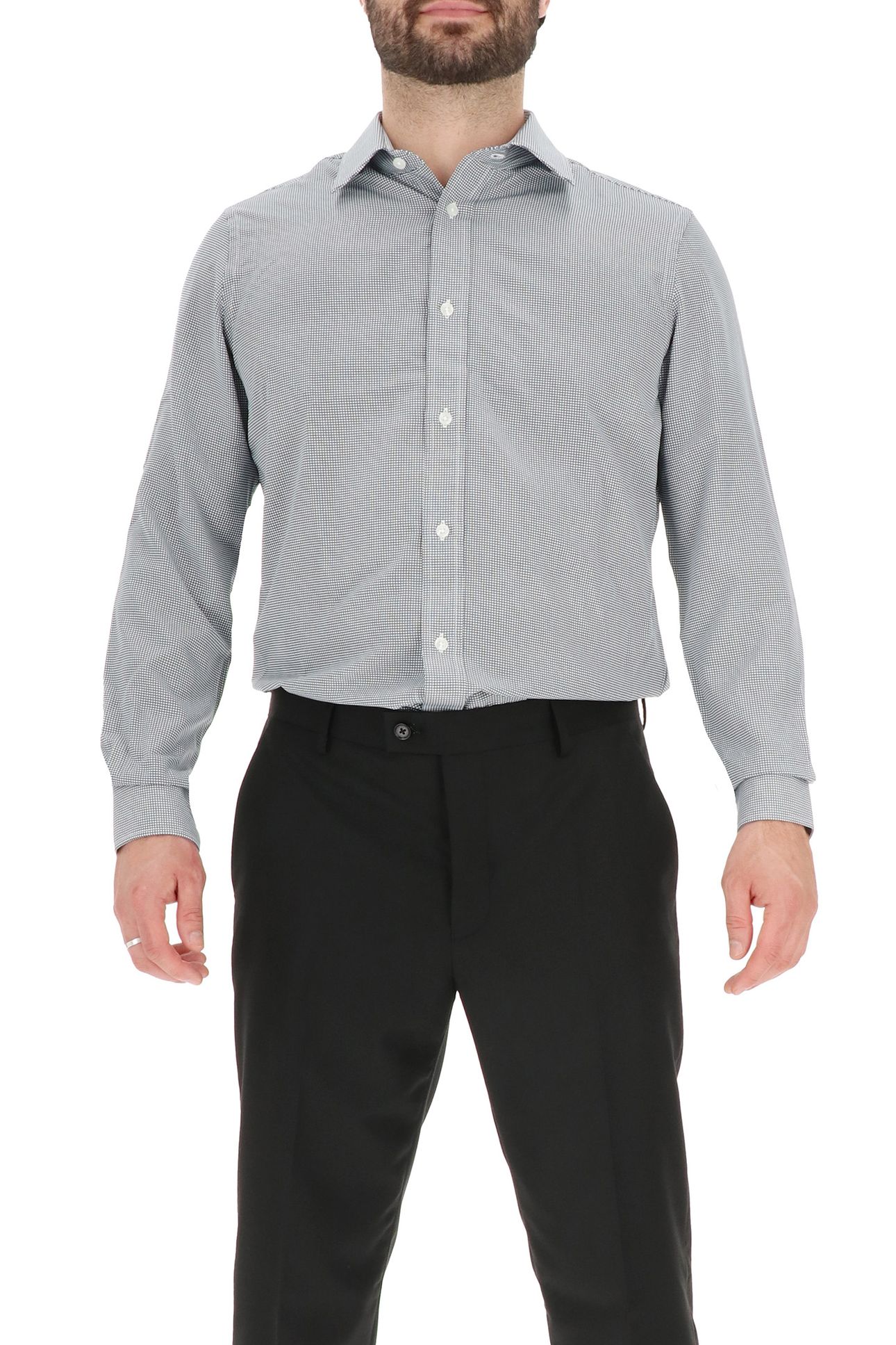 4 WAY STRETCHDRESS SHIRT WHITE 1