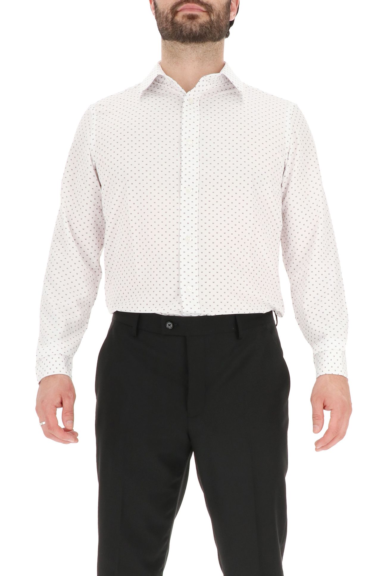4 WAY STRETCHDRESS SHIRT WHITE 1