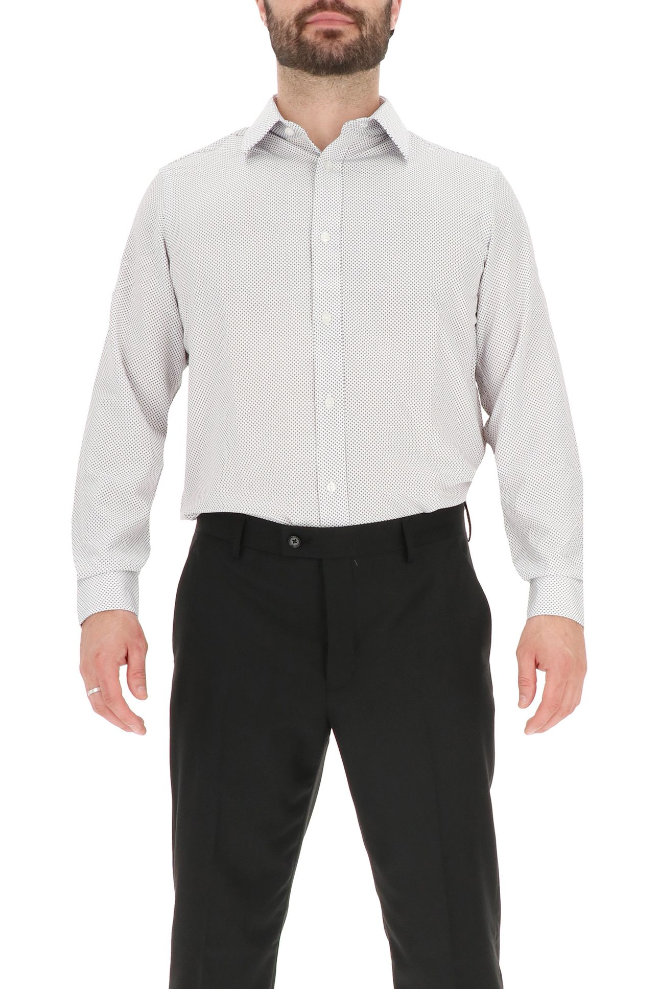 4 WAY STRETCHDRESS SHIRT BLACK 1