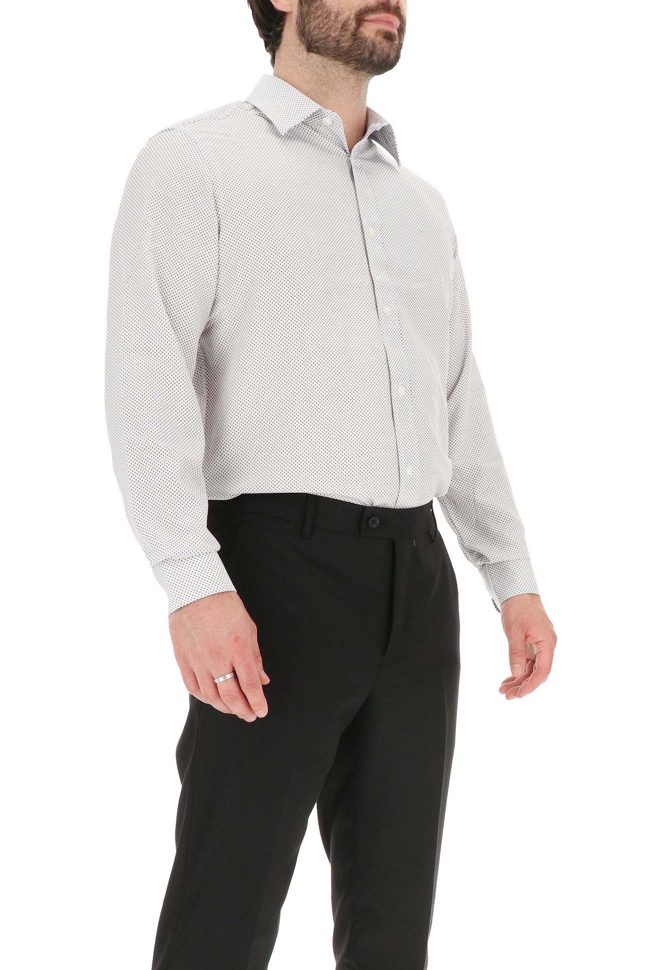 4 WAY STRETCHDRESS SHIRT BLACK 3