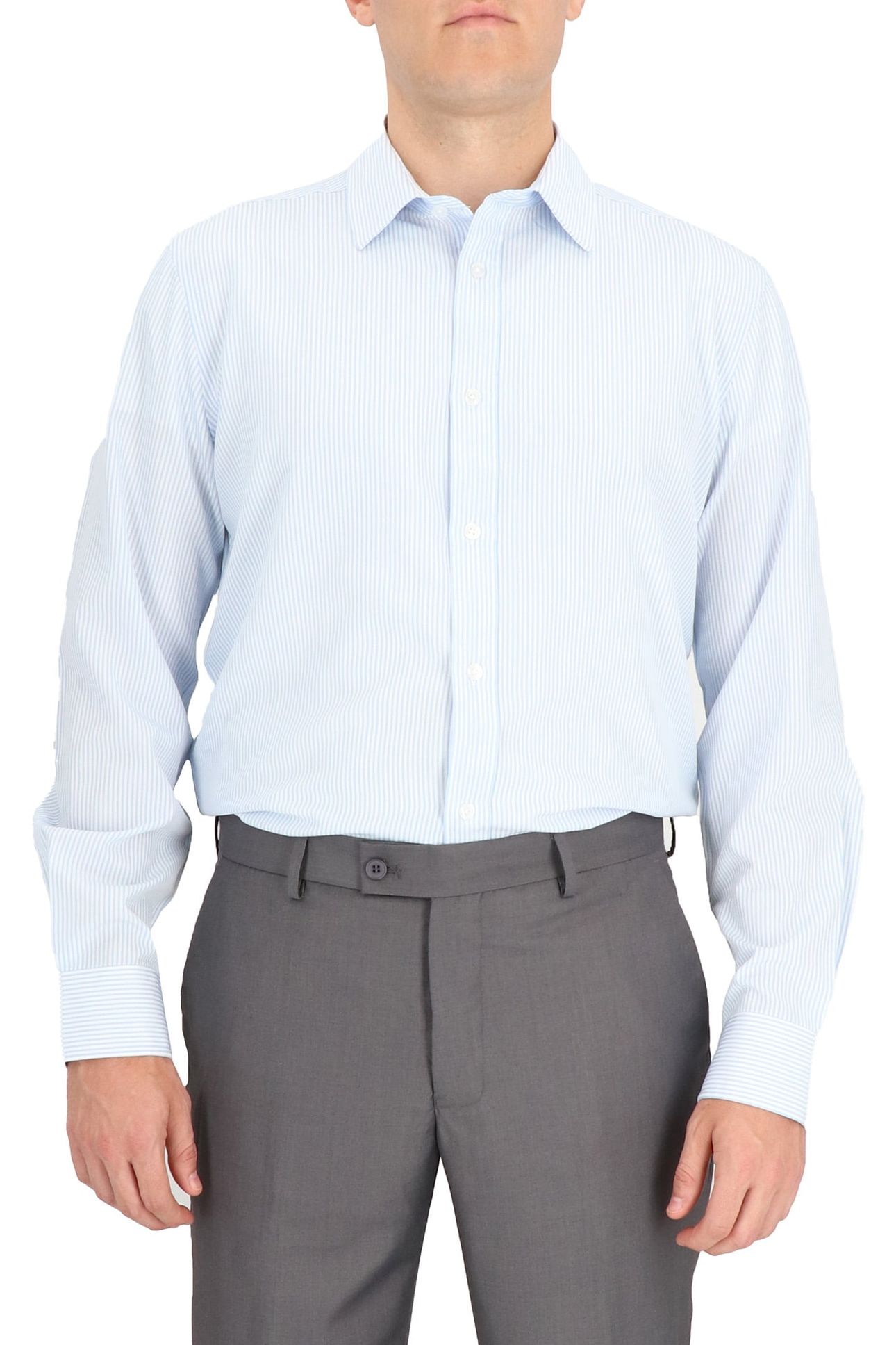 4 WAY STRETCHDRESS SHIRT BLUE 1