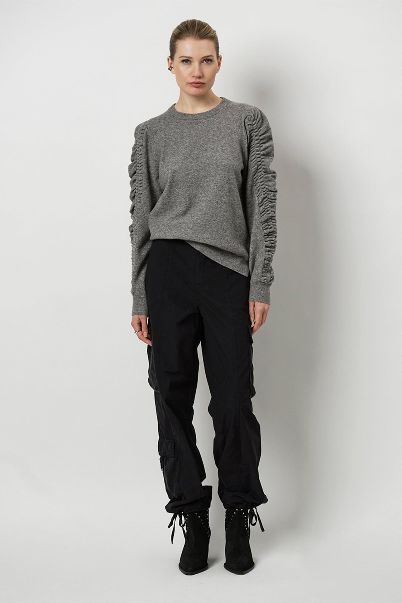 PARDON FANCY SWEATER HEATHER GREY 1