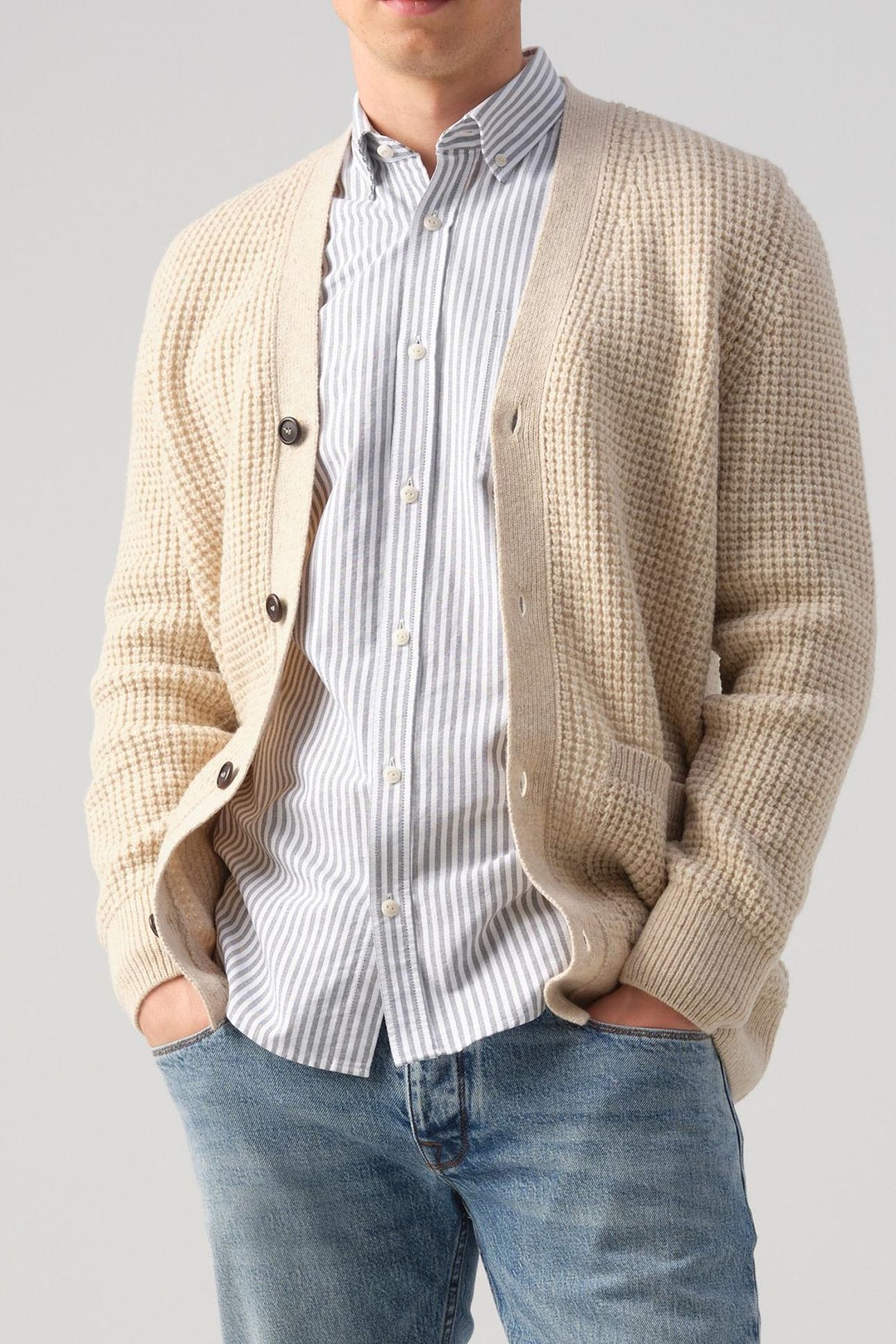J.C. RAGS RYKER VEST BLEACHED SAND 1