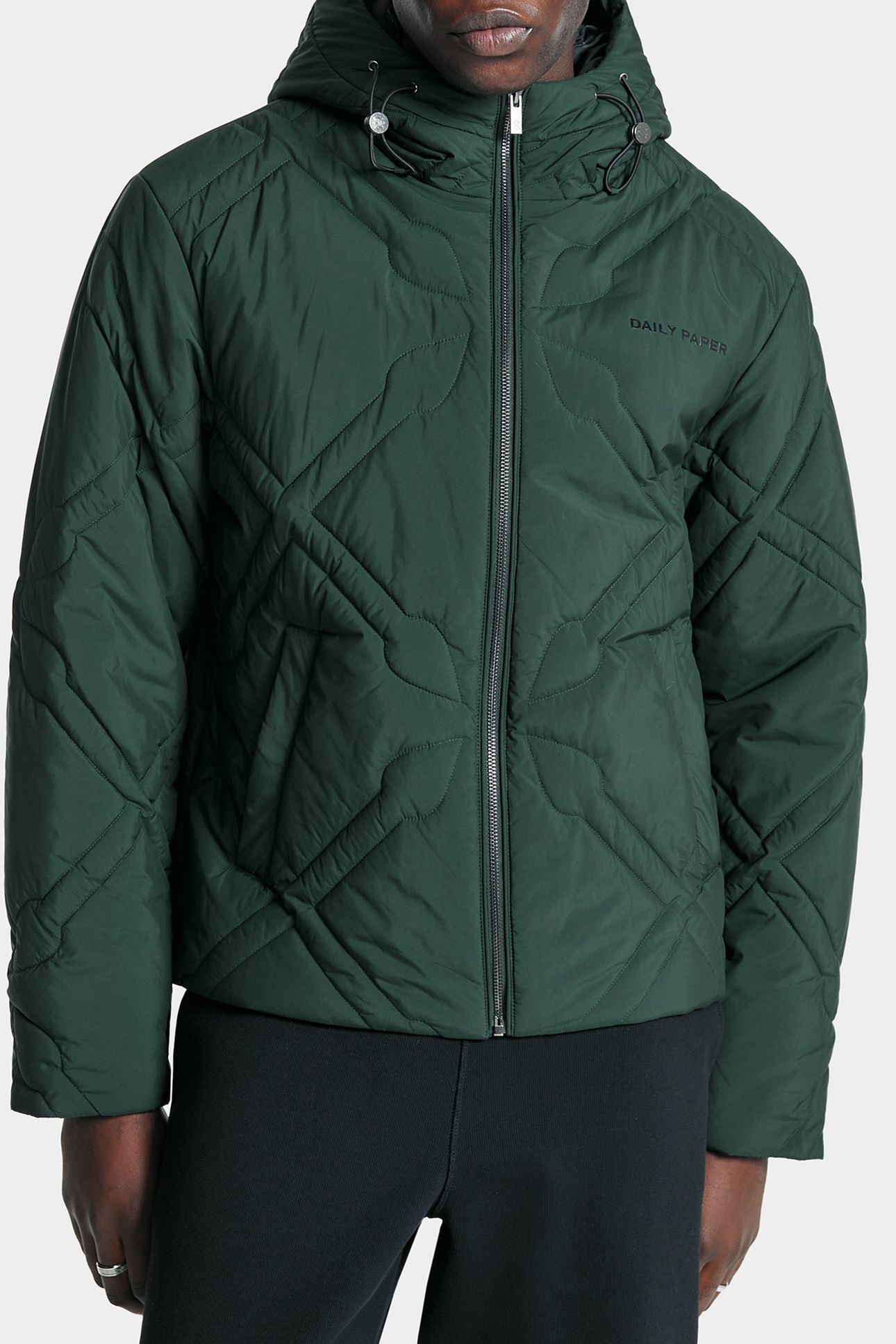 SPEAR PUFFER JACKET UNISEX PINE GREEN 1