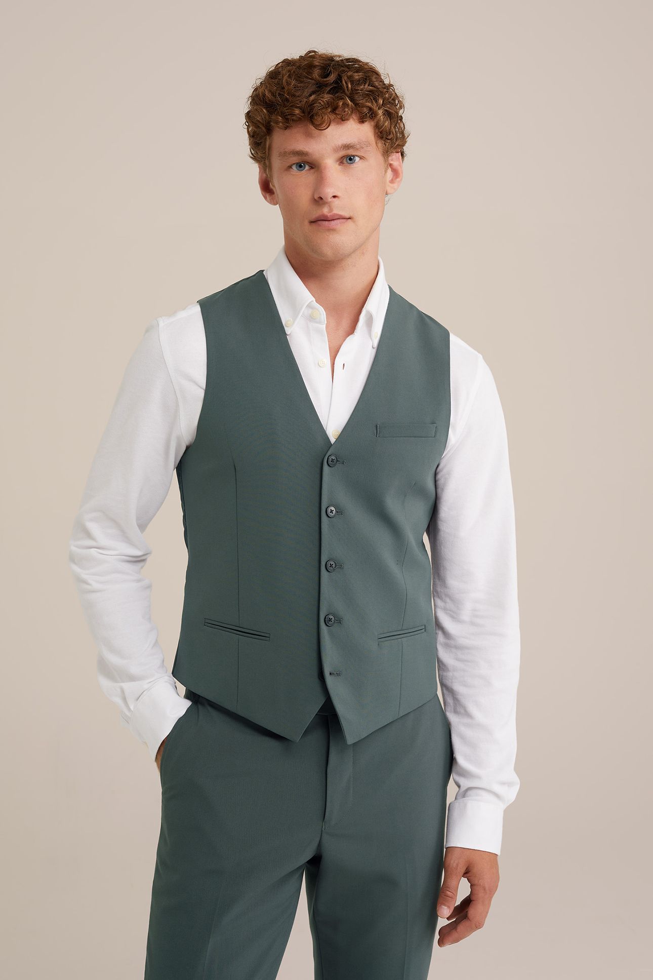WAISTCOAT MOSS GREEN 1
