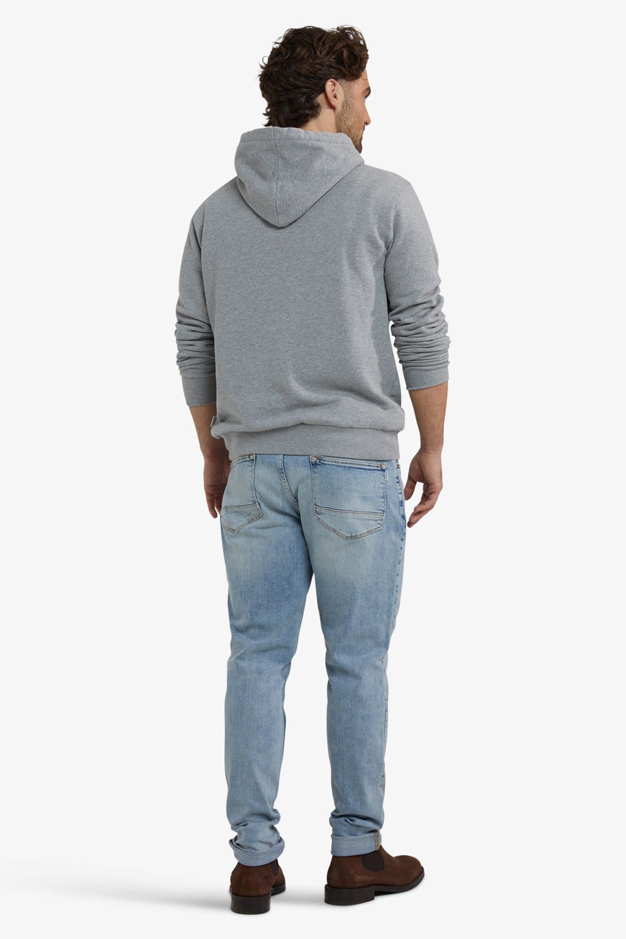 GRAPHIC HOODY MEDIUM GREY MELANGE 3