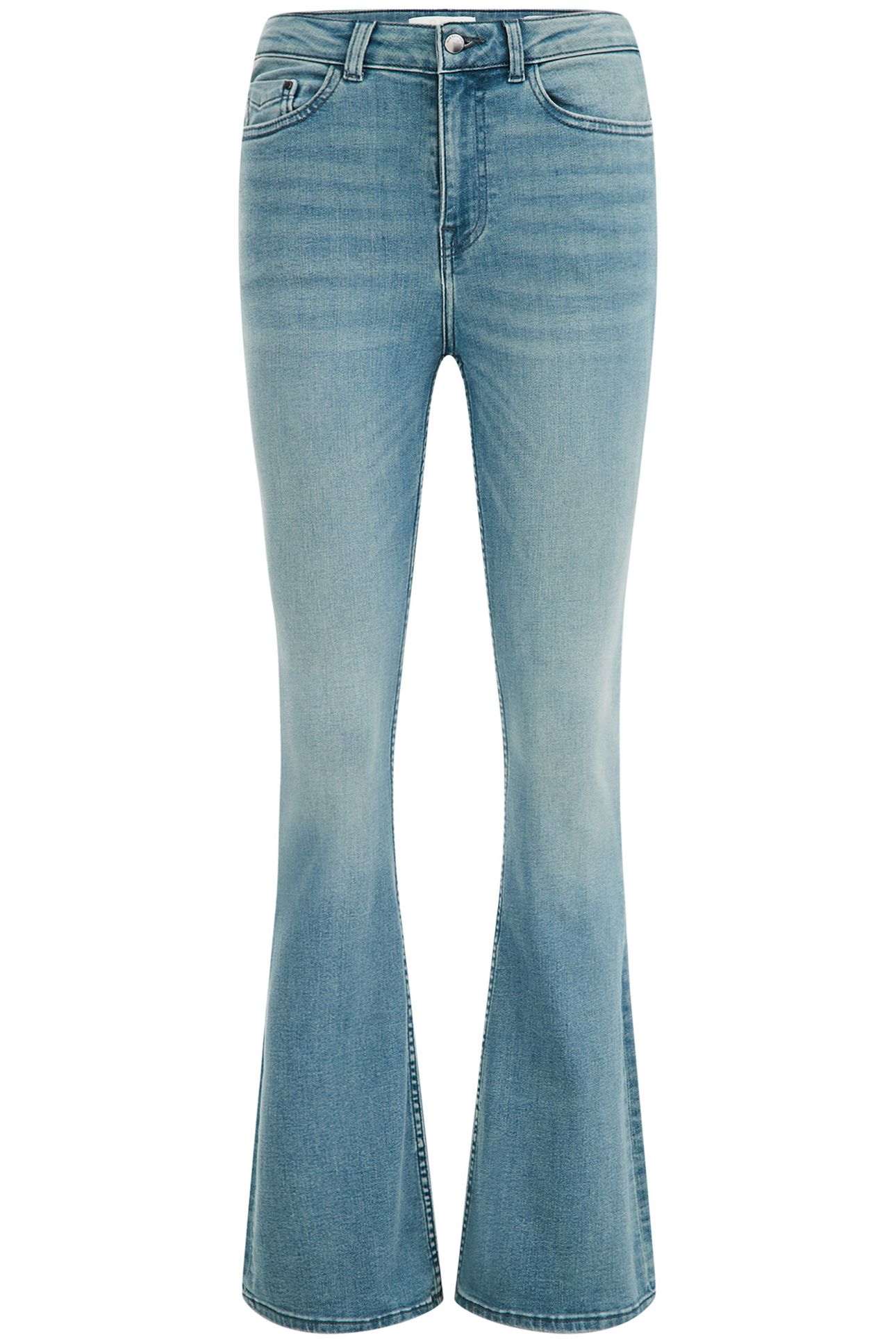 5-POCKET HIGH WAIST GREYISH BLUE 4