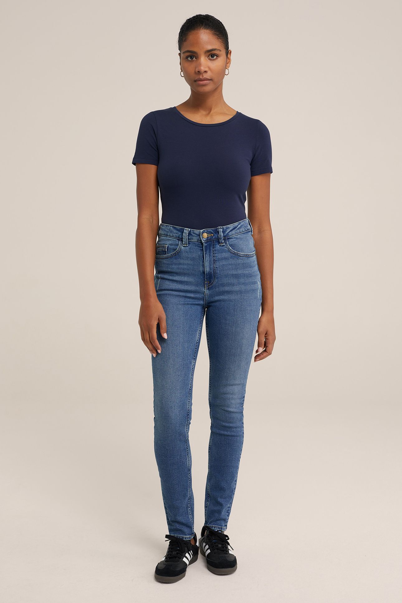 5-POCKET HIGH WAIST BLUE 3