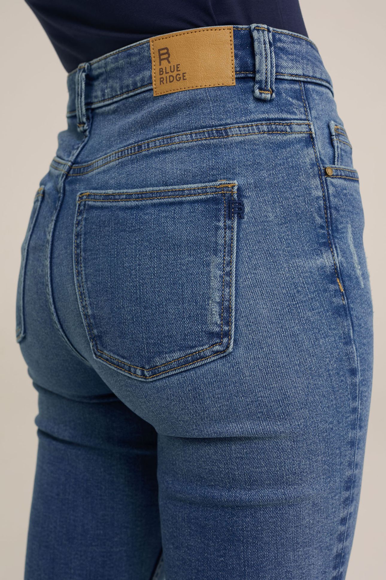 5-POCKET HIGH WAIST BLUE 5