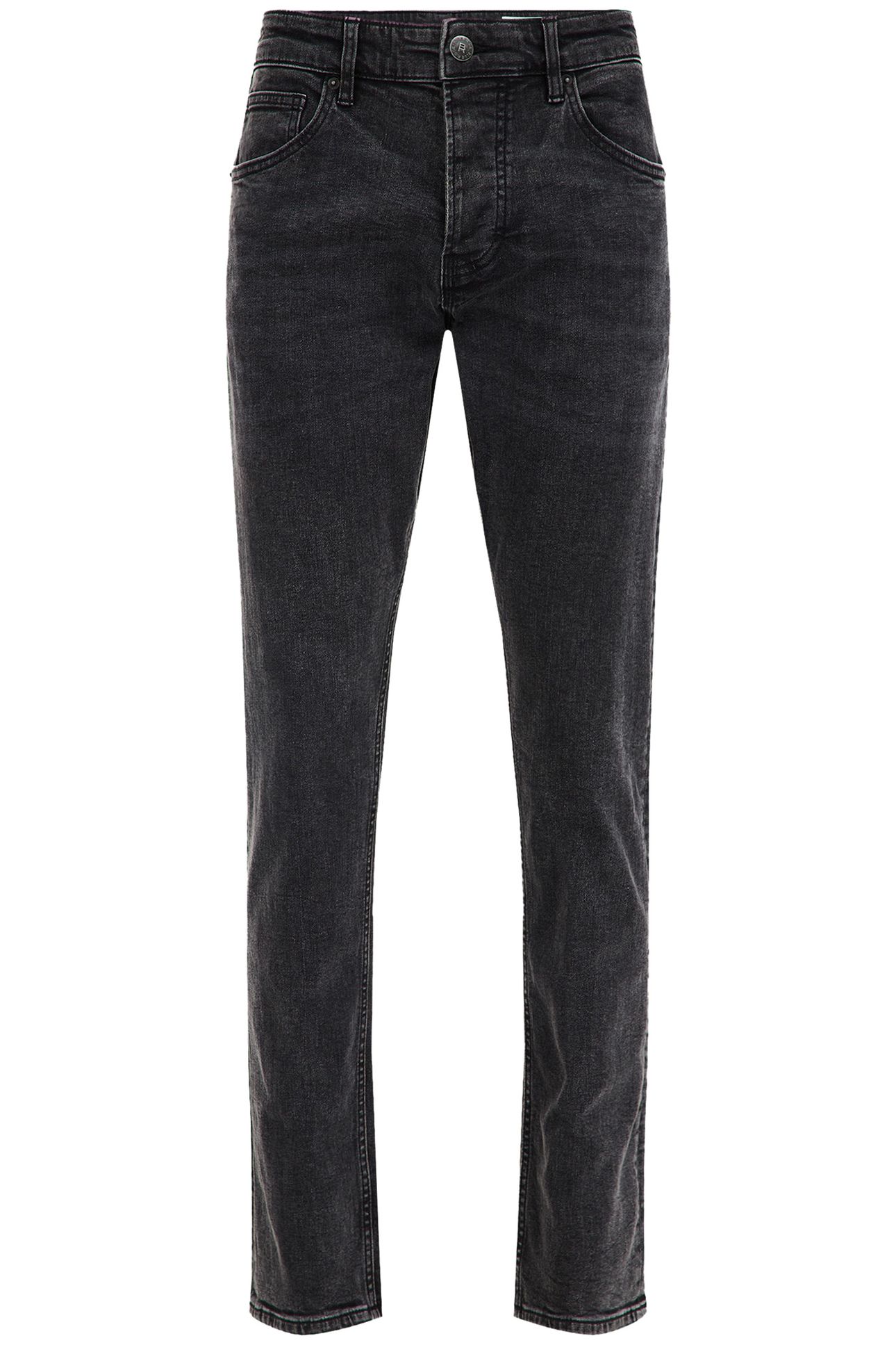 5-POCKET MID WAIST DARK GREY 4