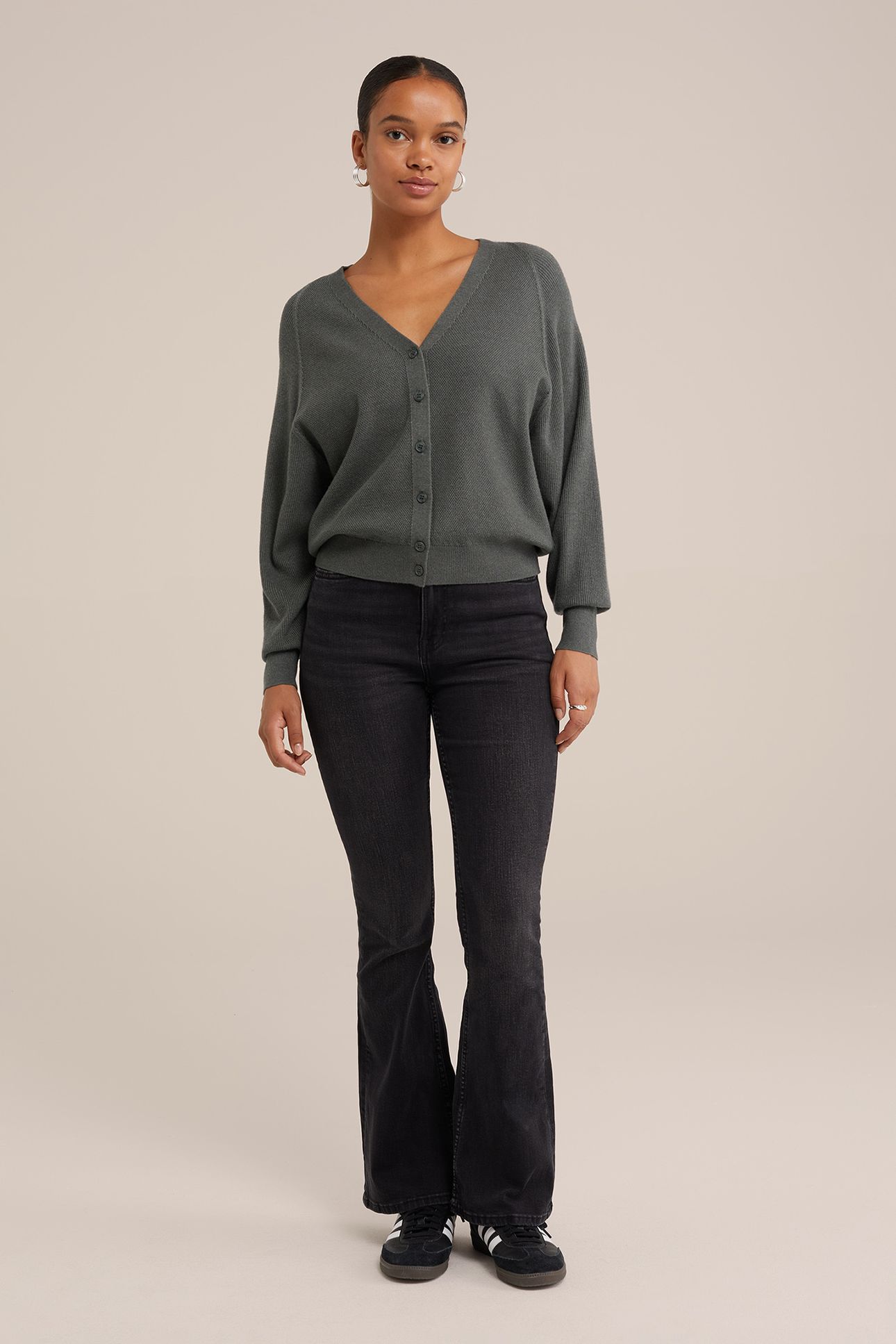 GEBREID VEST GREYISH GREEN 3