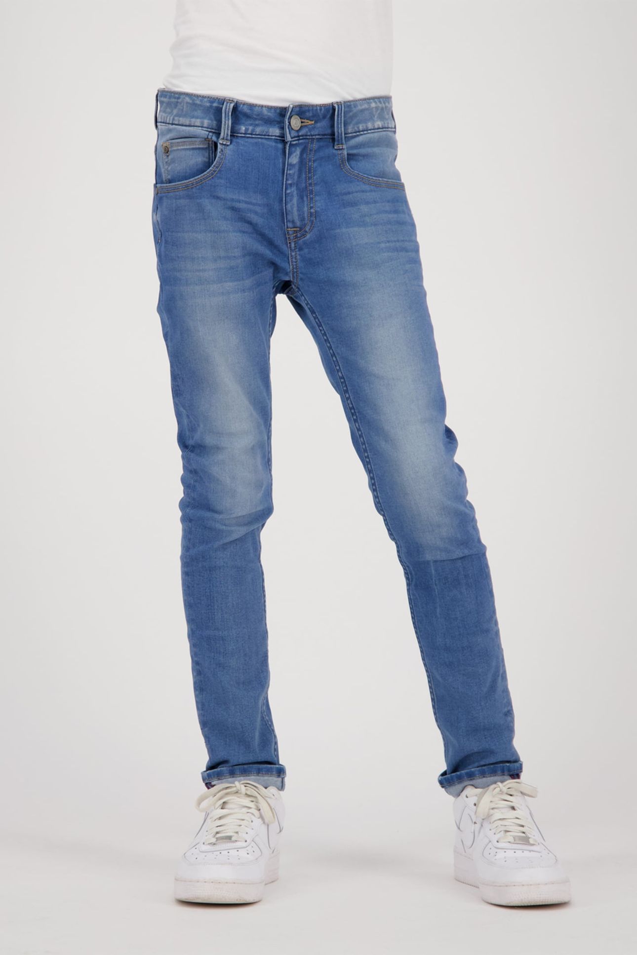 SANTIAGO JEANS BOYS MID BLUE STONE 1