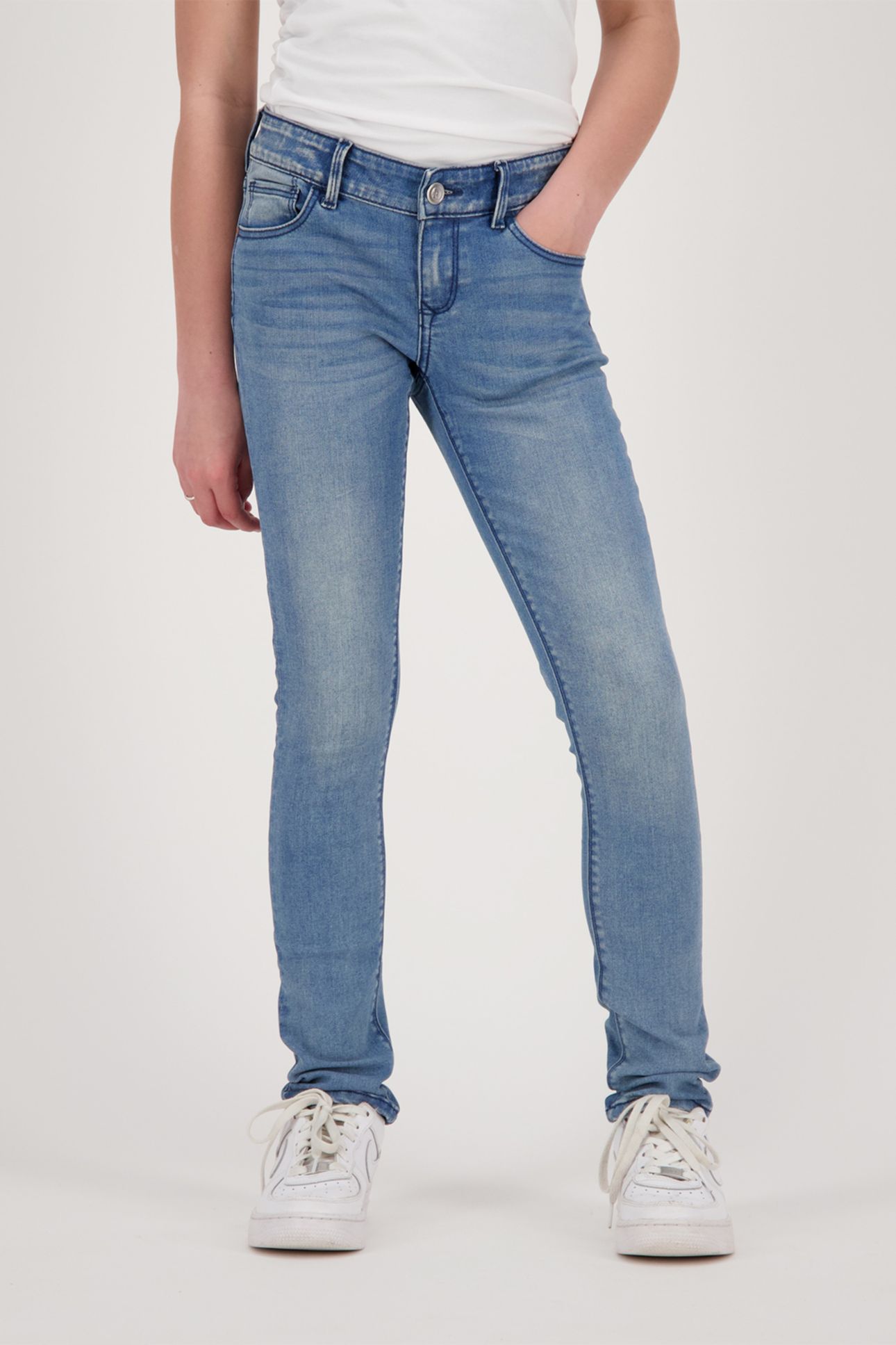 LISMORE JEANS GIRLS LIGHT BLUE STONE 1