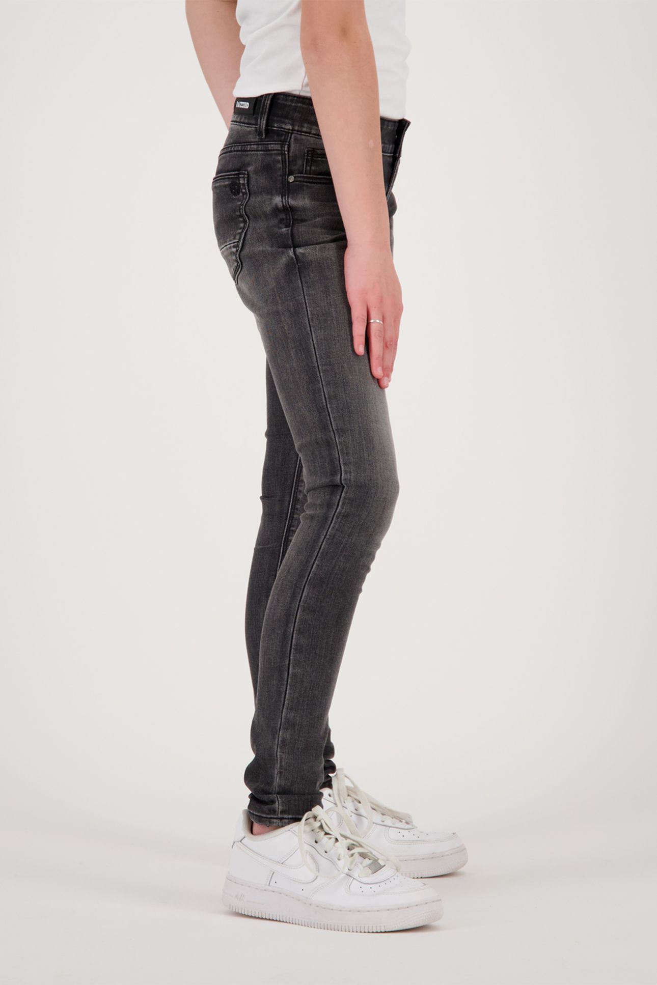 LISMORE JEANS GIRLS MID GREY STONE 6