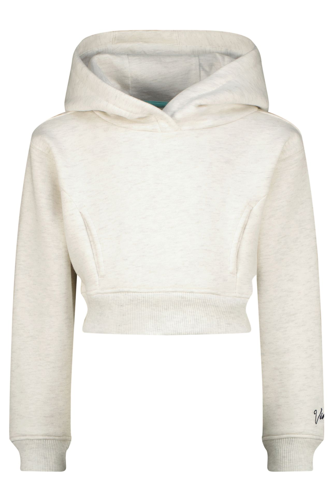GIRLS NIMMIE HOODY LIGHT GREY MELEE 1