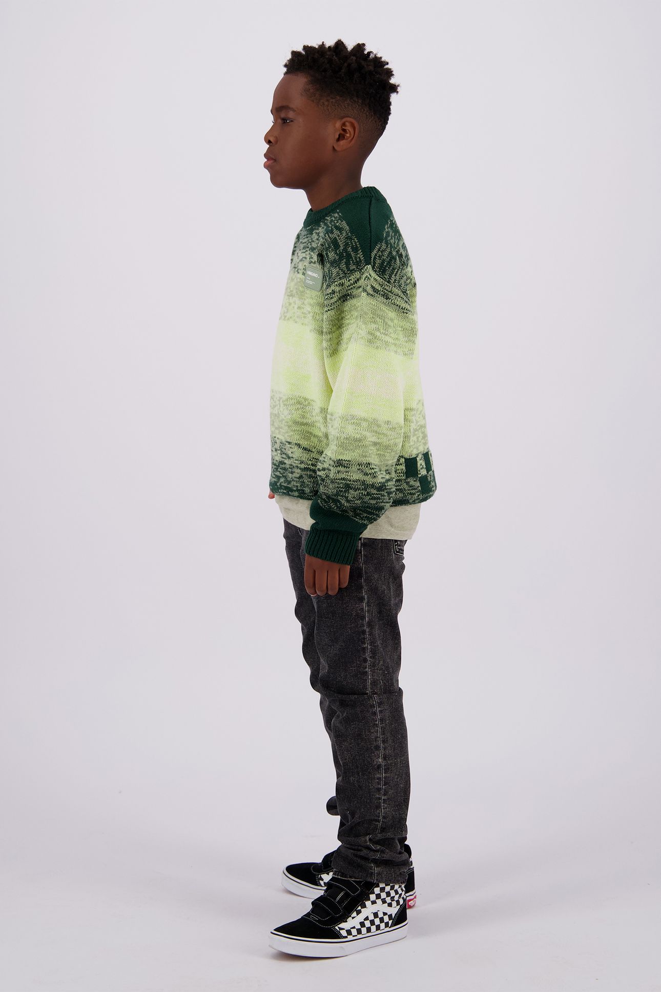 BOYS MOSS FLAT KNIT KEY LIME 5
