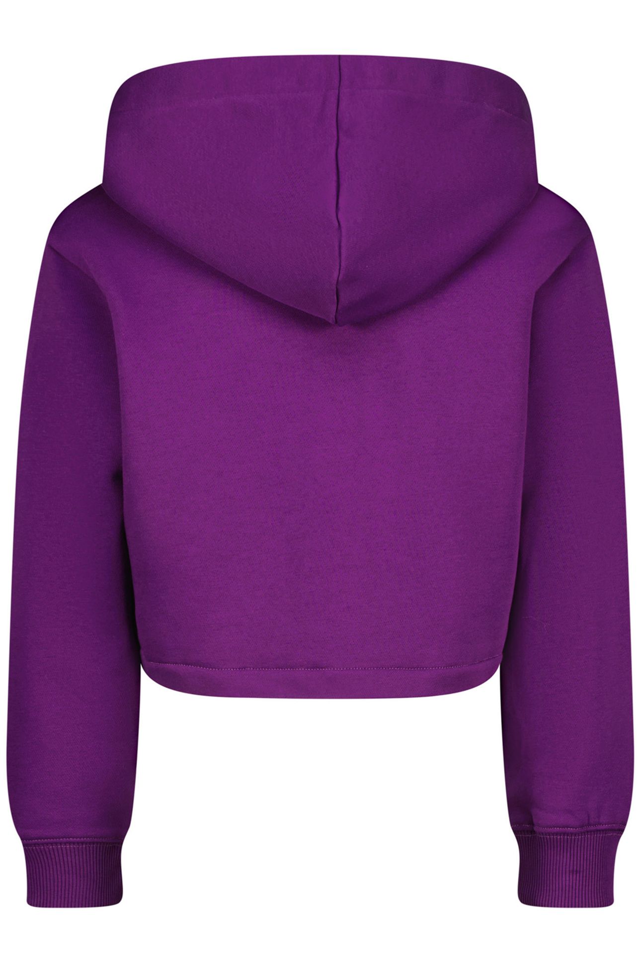 GIRLS G-BASIC-SWEAT-HOODY CROP HOODY ULTRA PURPLE 2