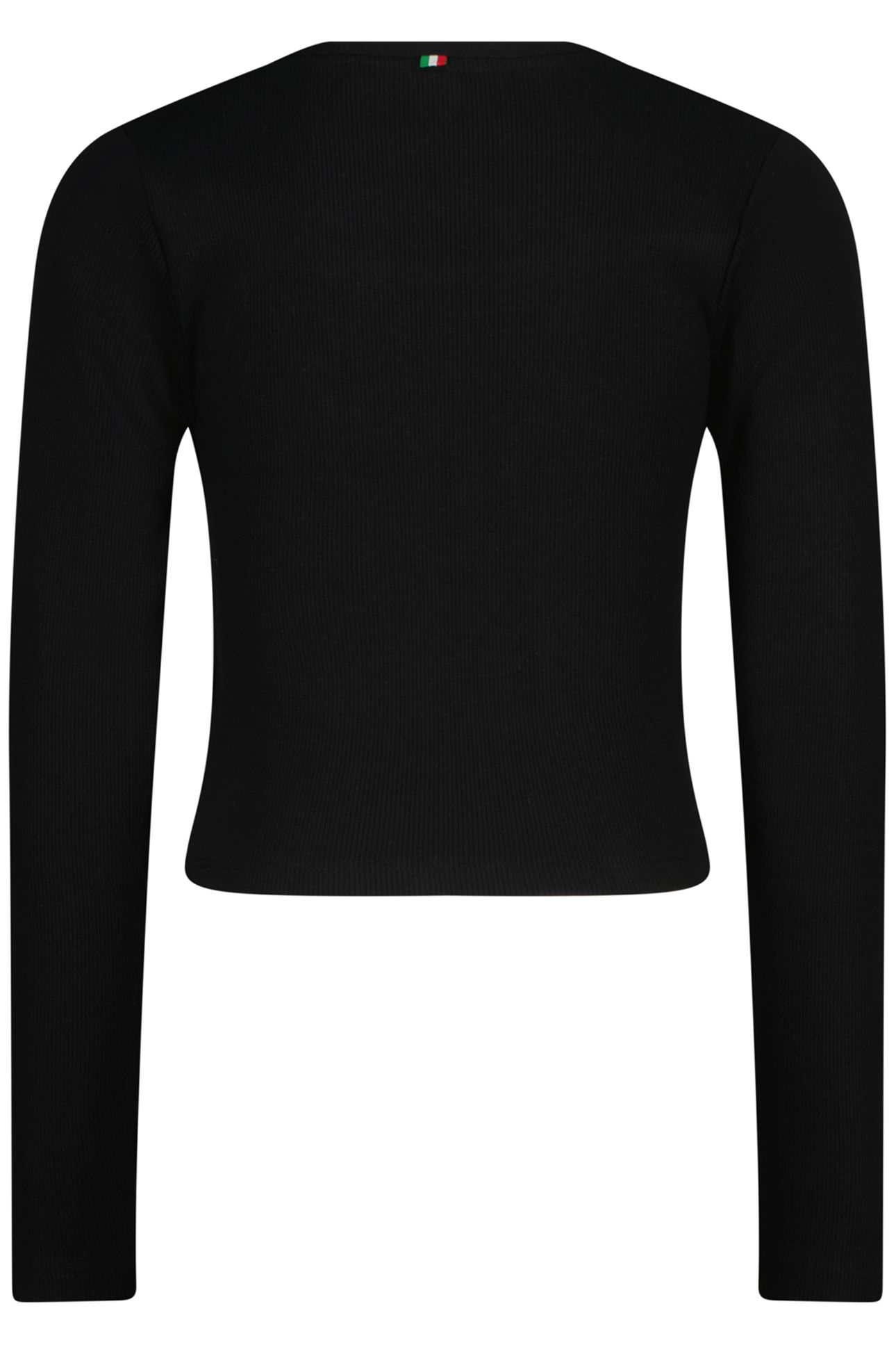 GIRLS G-BASIC-RIB DETAIL T-SHIRT DEEP BLACK 2