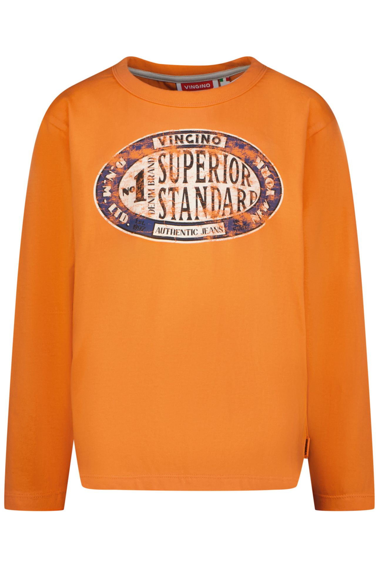 BOYS JEAN T-SHIRT DUSTED ORANGE 3