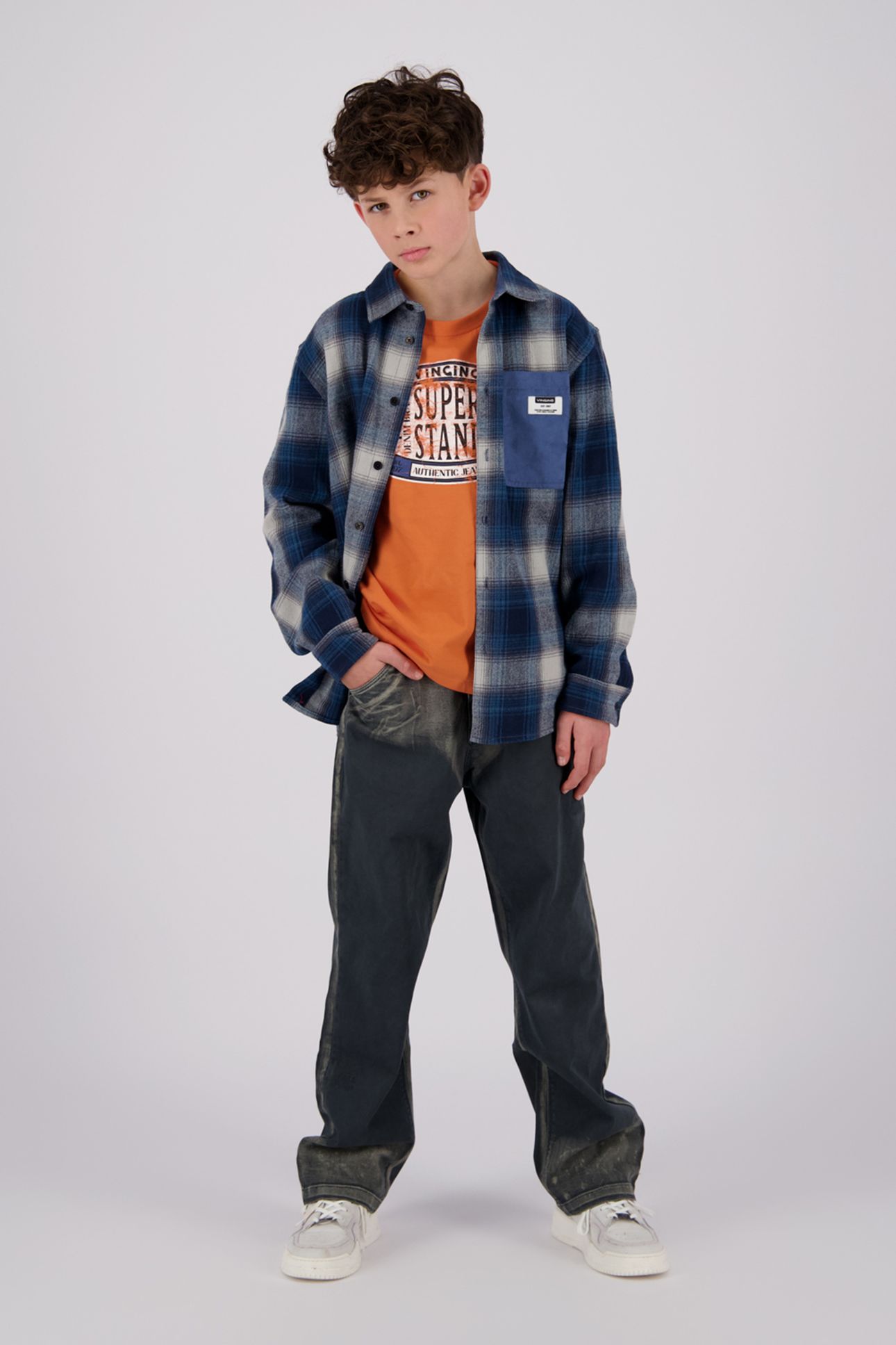 BOYS JEAN T-SHIRT DUSTED ORANGE 6
