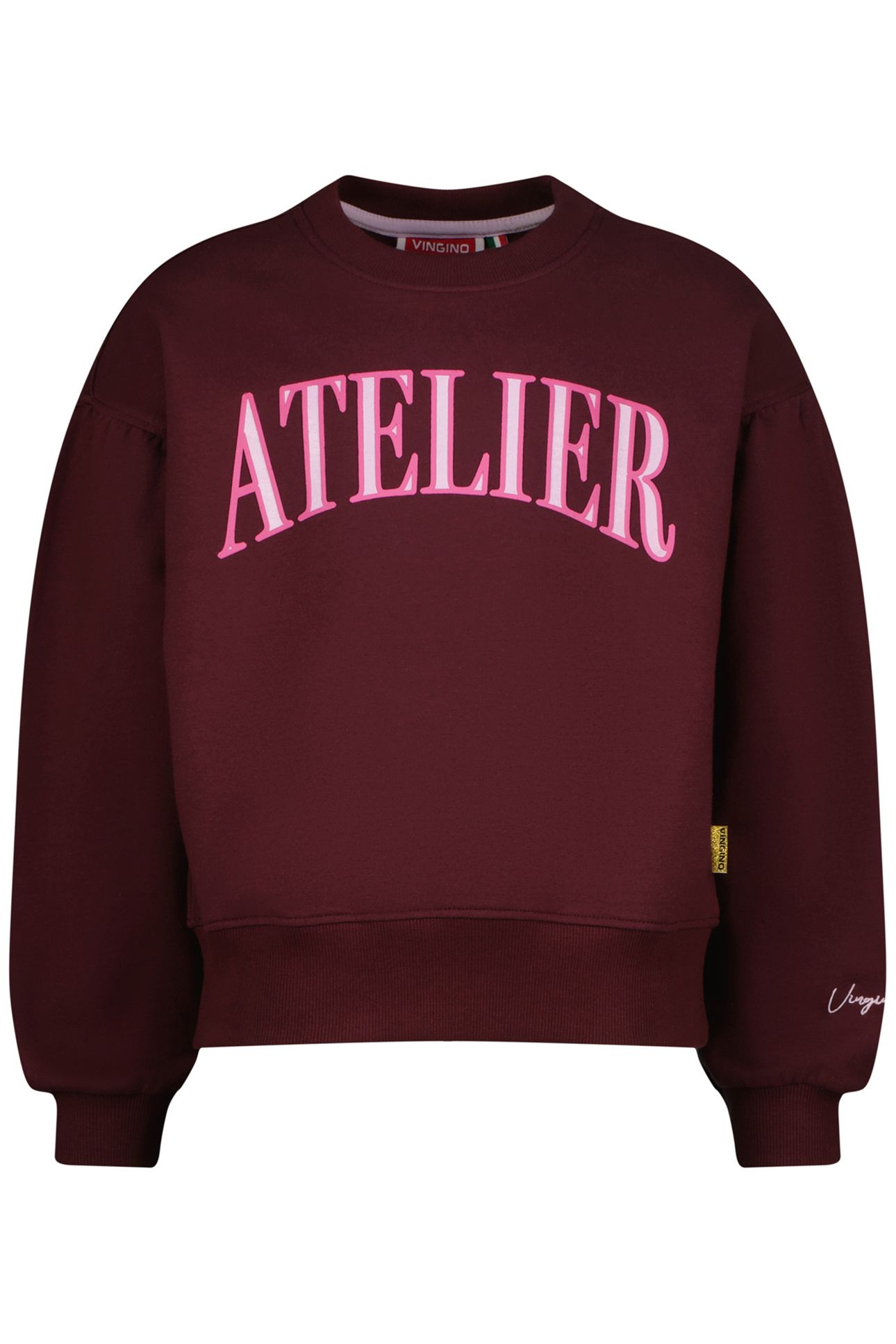 GIRLS NORAN SWEATER RED WINE 3